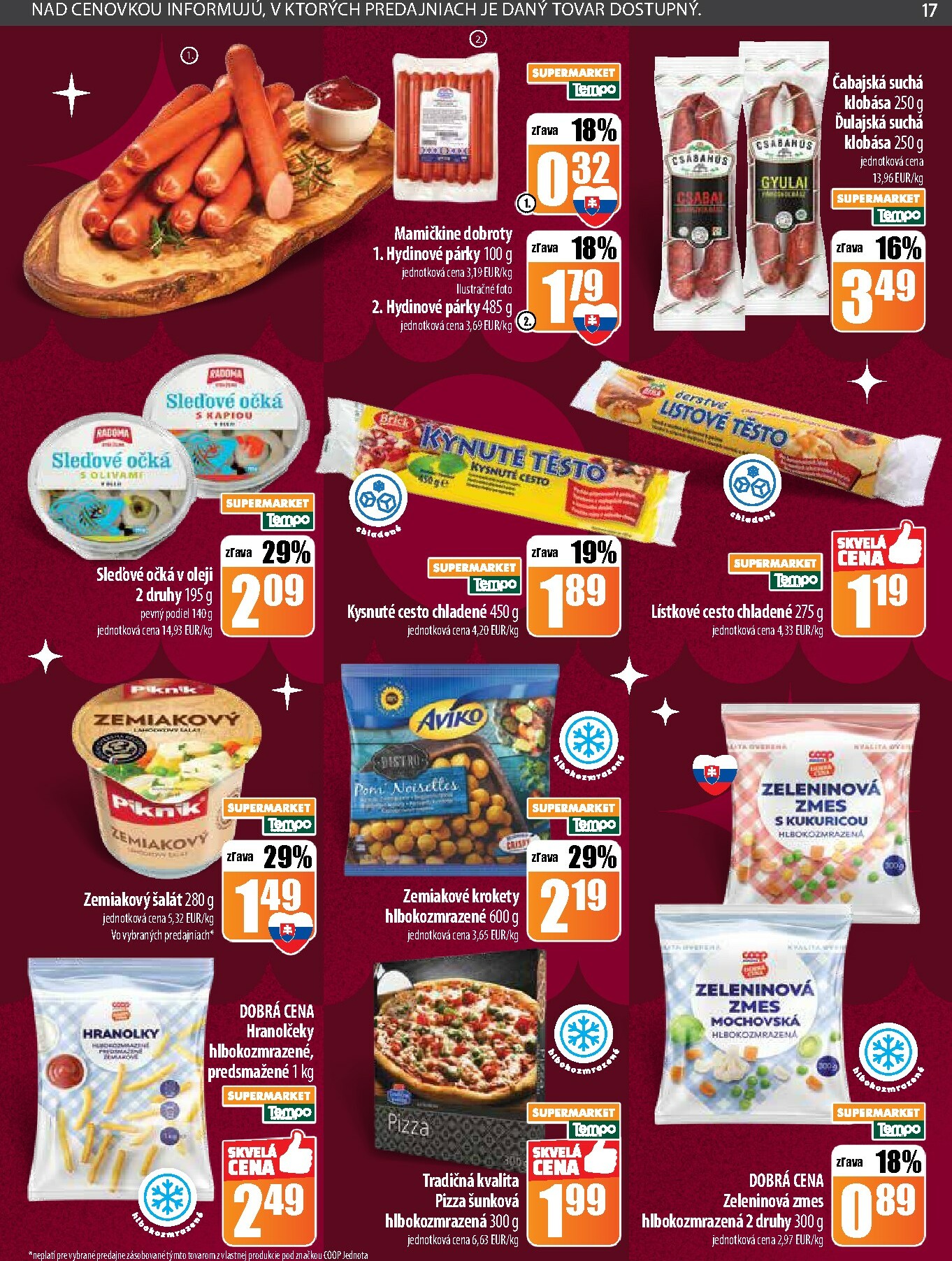 coop-jednota - Leták COOP Jednota platný od 18.12. do 24.12. - page: 17