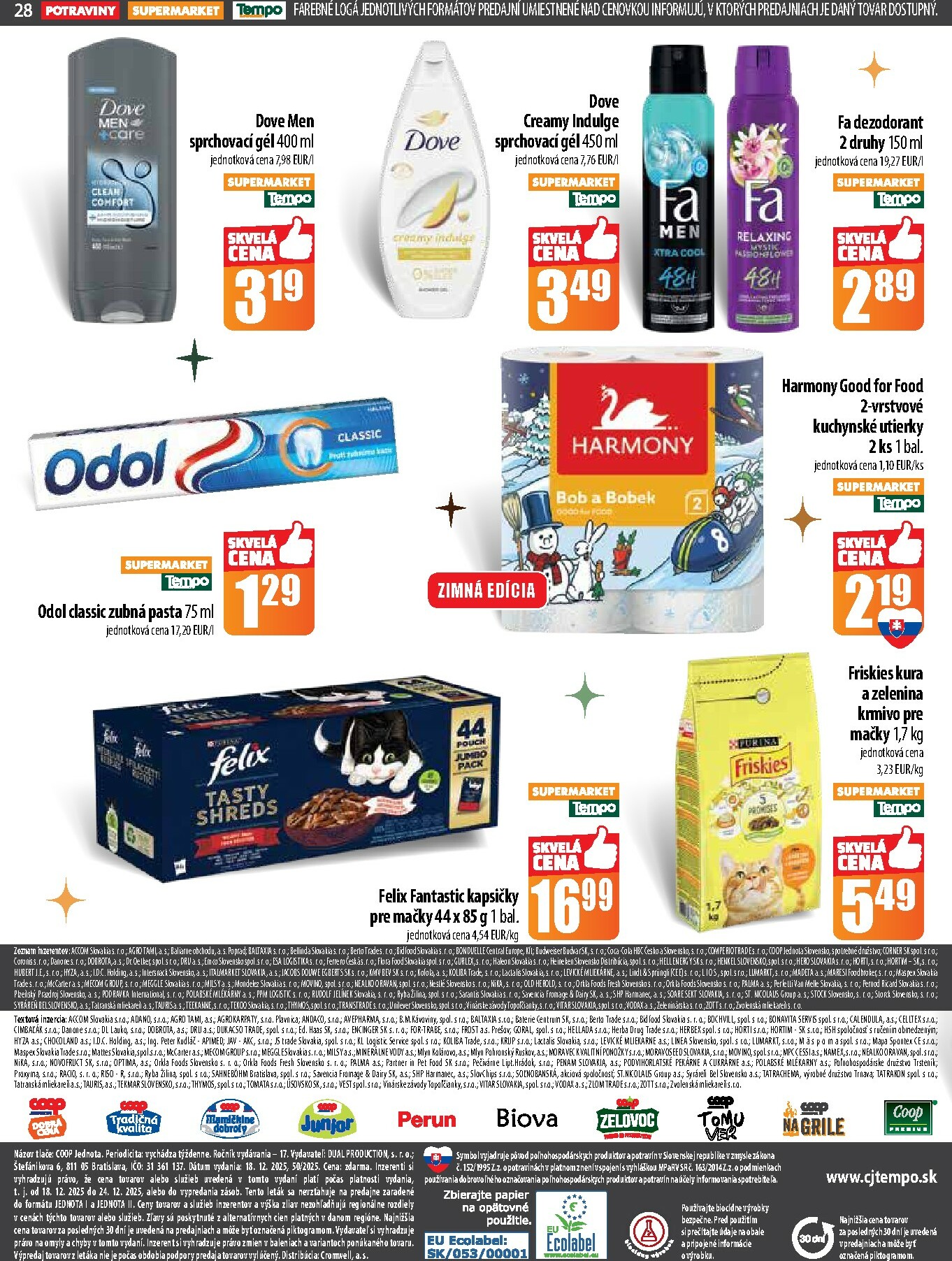 coop-jednota - Leták COOP Jednota platný od 18.12. do 24.12. - page: 28