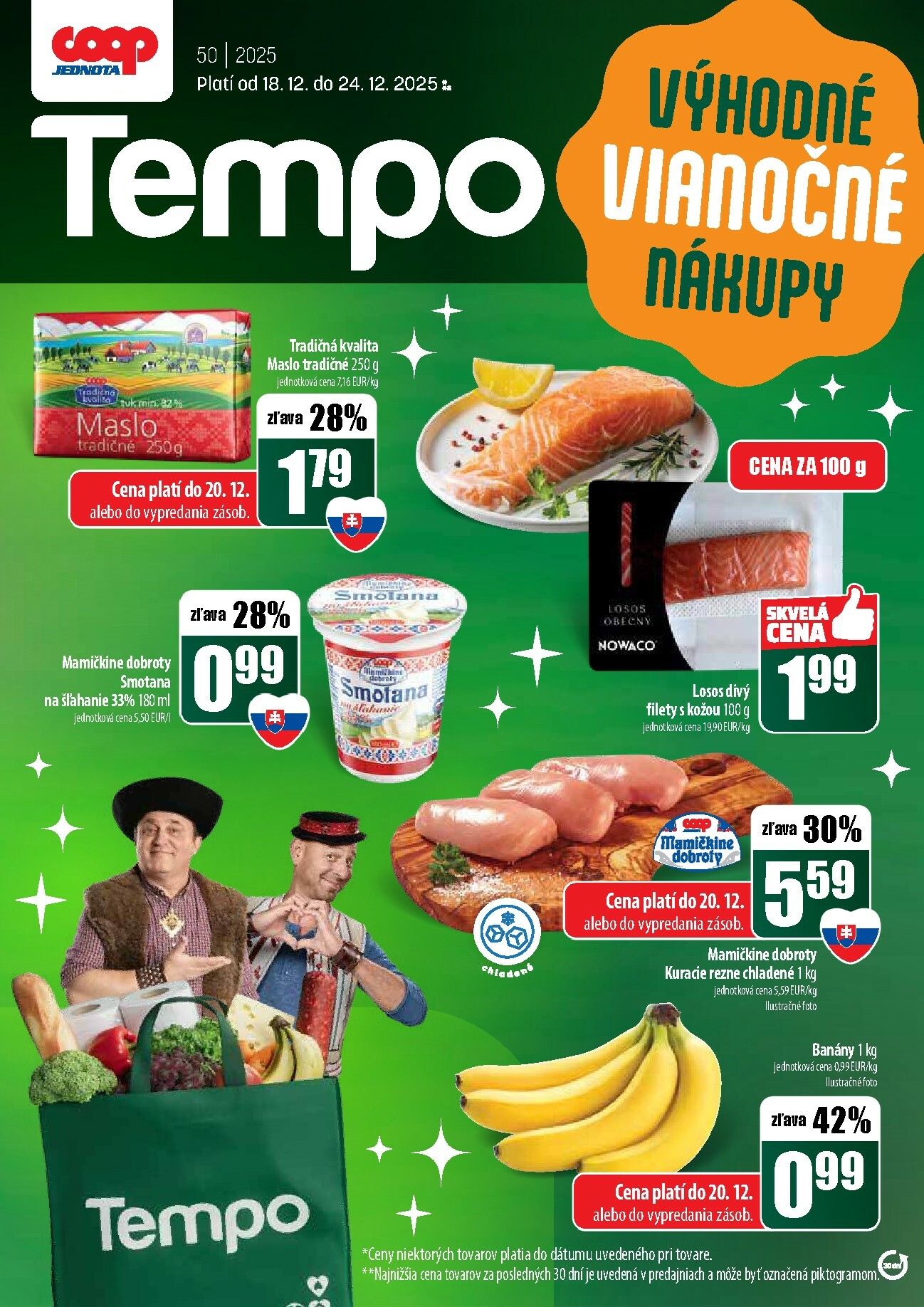 coop-jednota - Leták COOP Jednota - Tempo platný od 18.12. do 24.12.