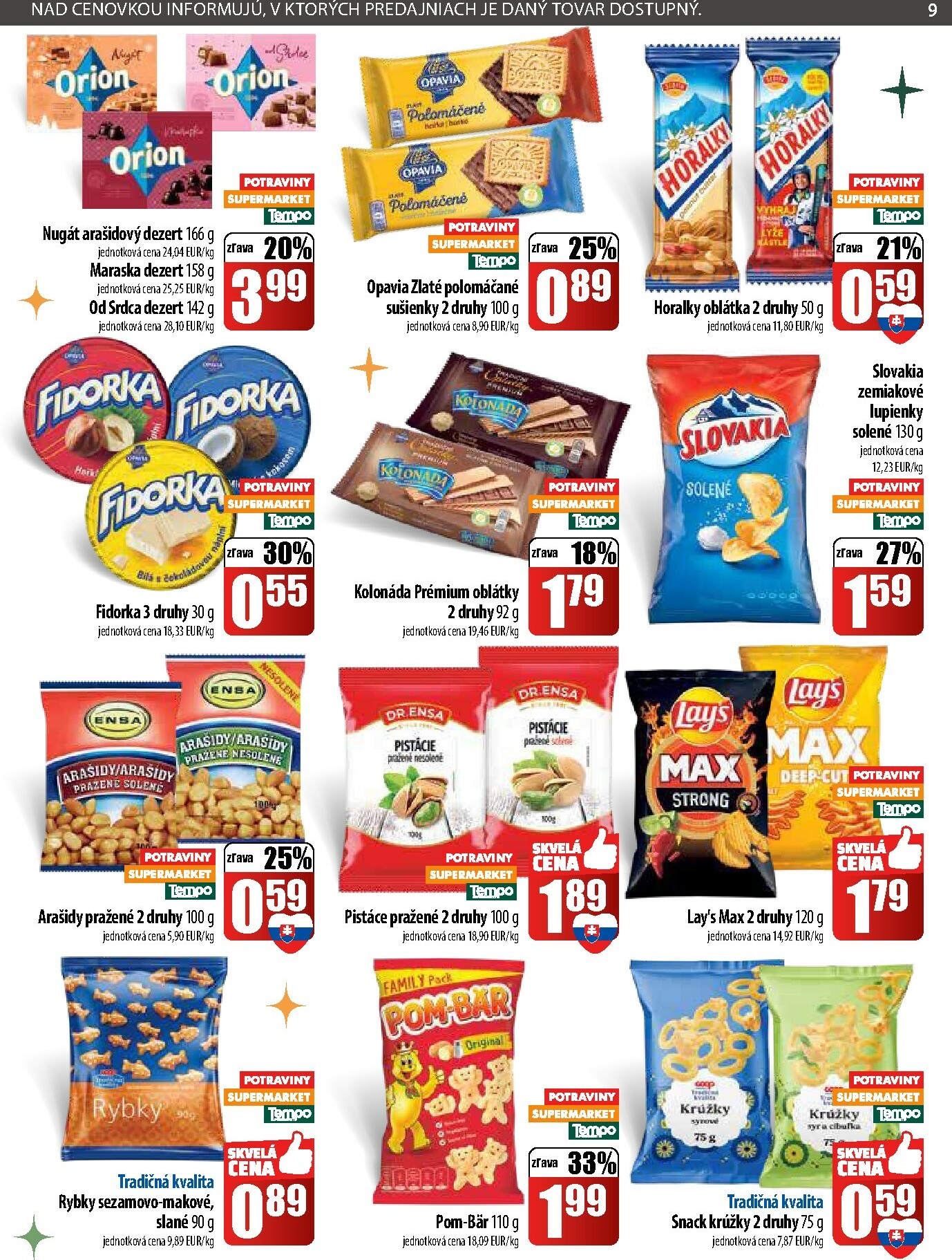 coop-jednota - Leták COOP Jednota - Tempo platný od 22.12. do 31.12. - page: 9