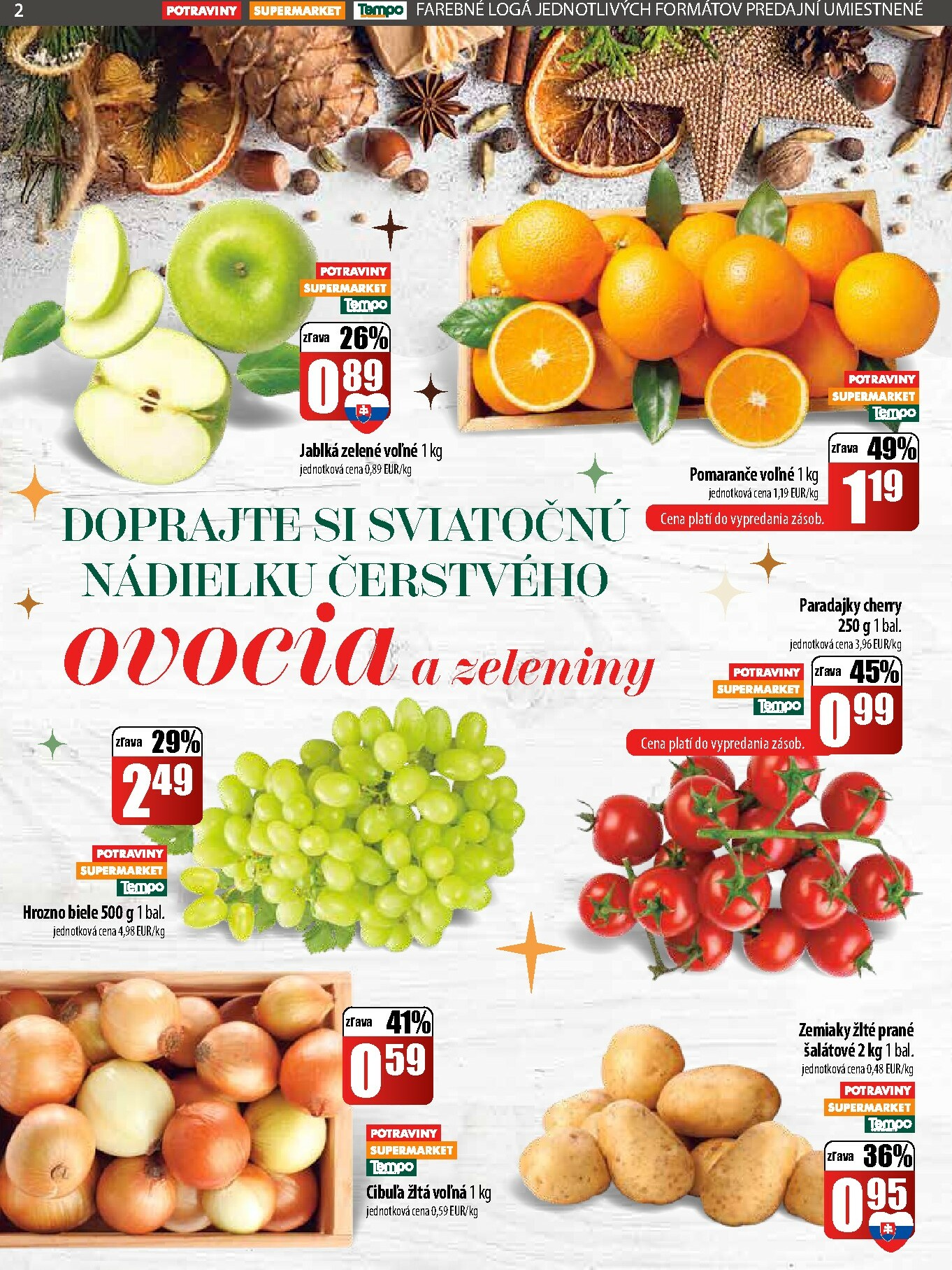 coop-jednota - Leták COOP Jednota - Tempo platný od 22.12. do 31.12. - page: 2