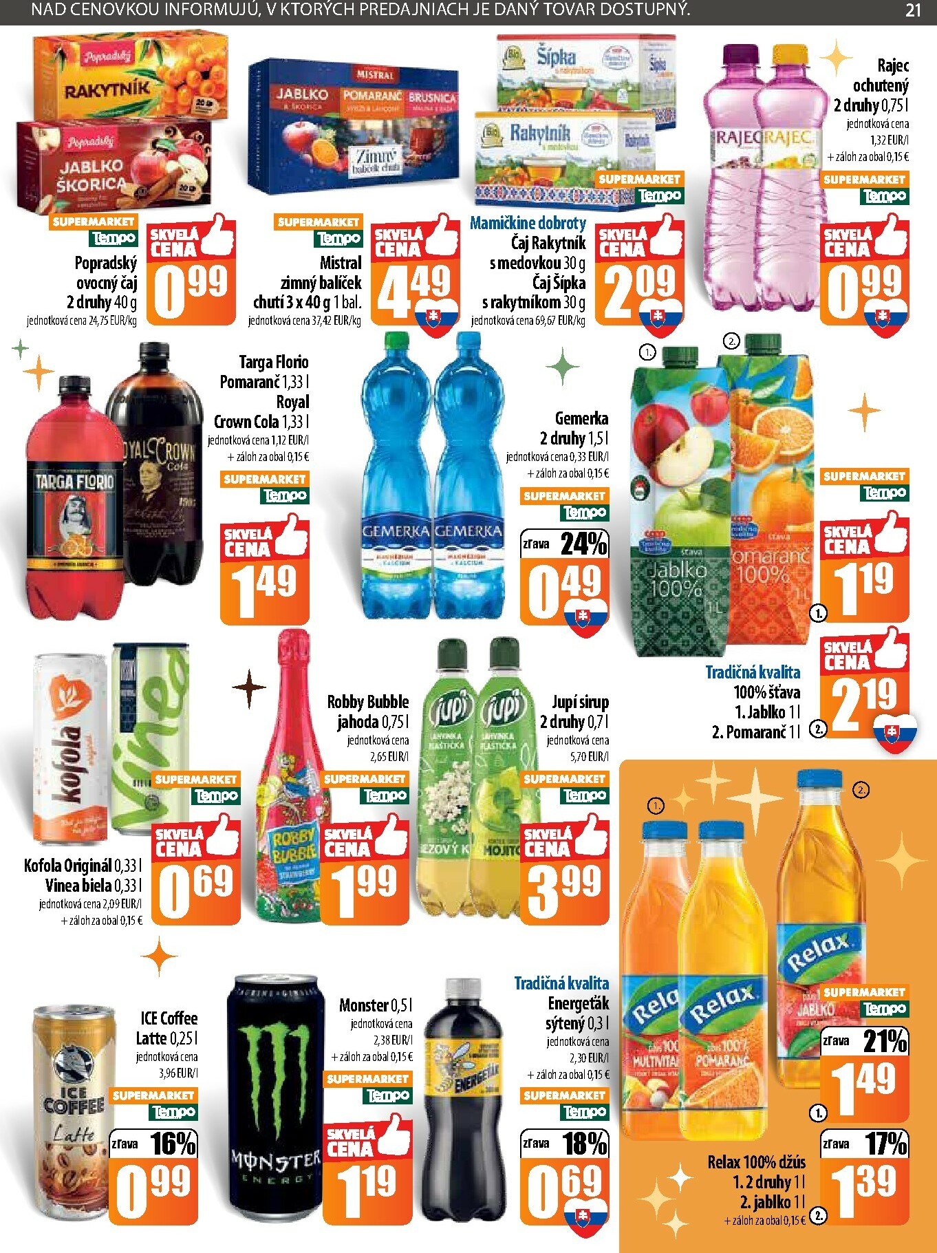 coop-jednota - Leták COOP Jednota - Tempo platný od 22.12. do 31.12. - page: 21