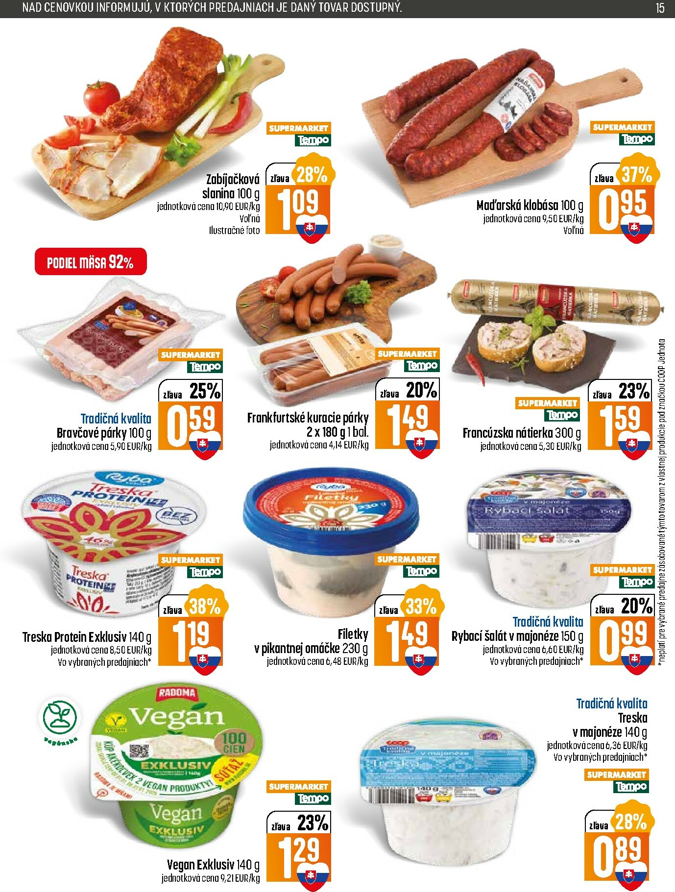 coop-jednota - Leták COOP Jednota - Tempo platný od 08.01. do 14.01. - page: 15