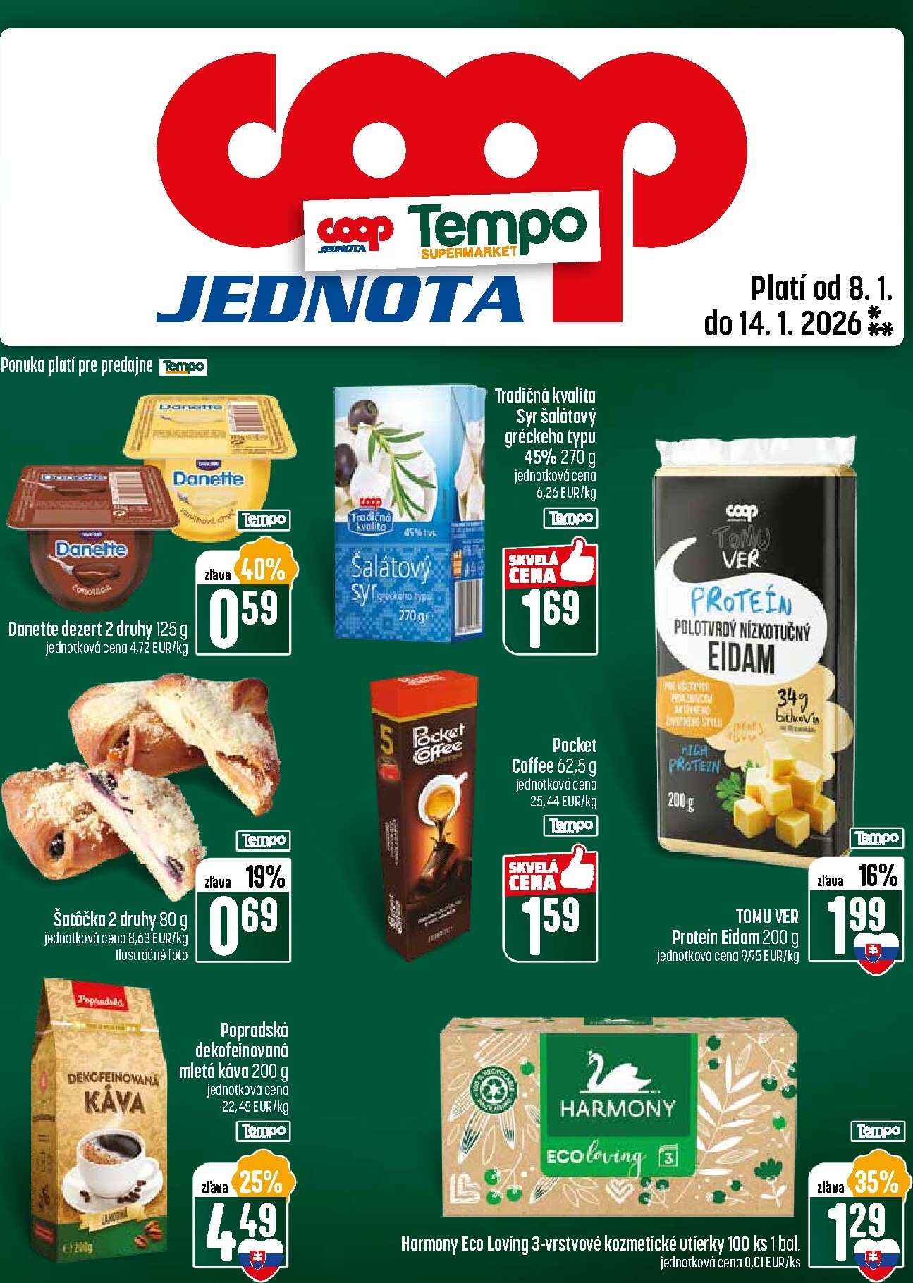 coop-jednota - Leták COOP Jednota - Tempo platný od 08.01. do 14.01. - page: 25