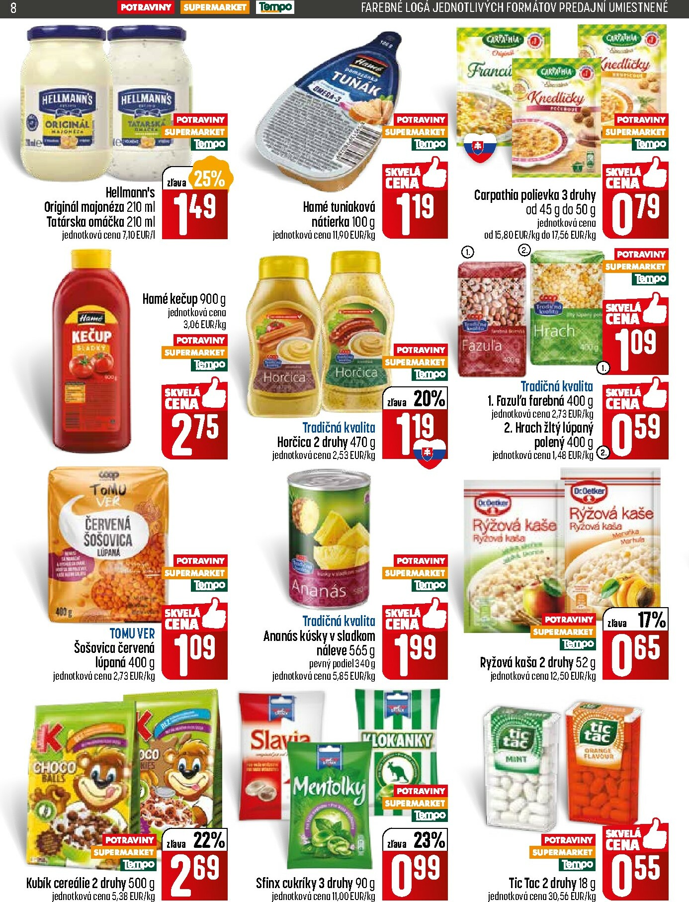 coop-jednota - Leták COOP Jednota - Tempo platný od 08.01. do 14.01. - page: 8