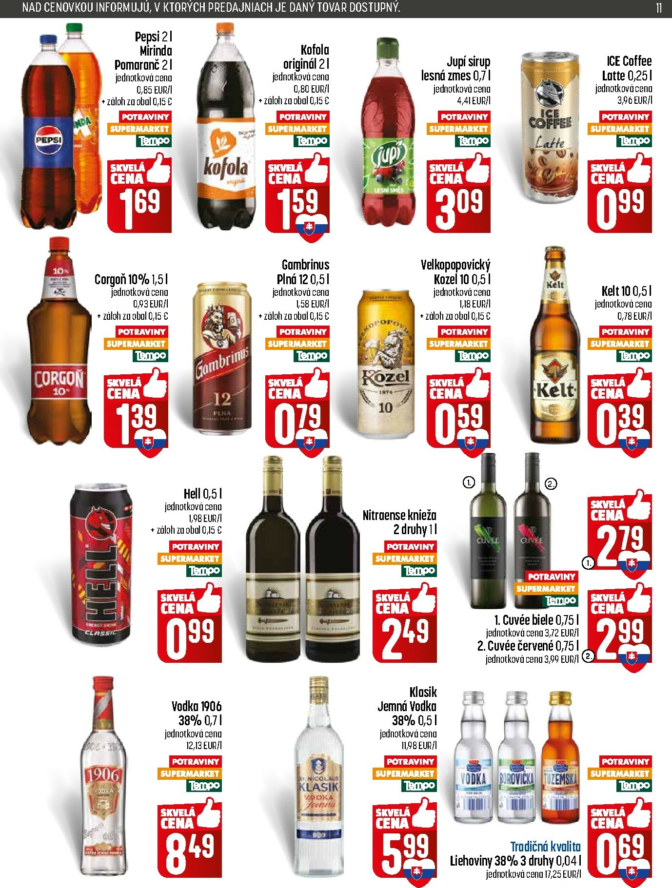 coop-jednota - Leták COOP Jednota - Tempo platný od 08.01. do 14.01. - page: 11