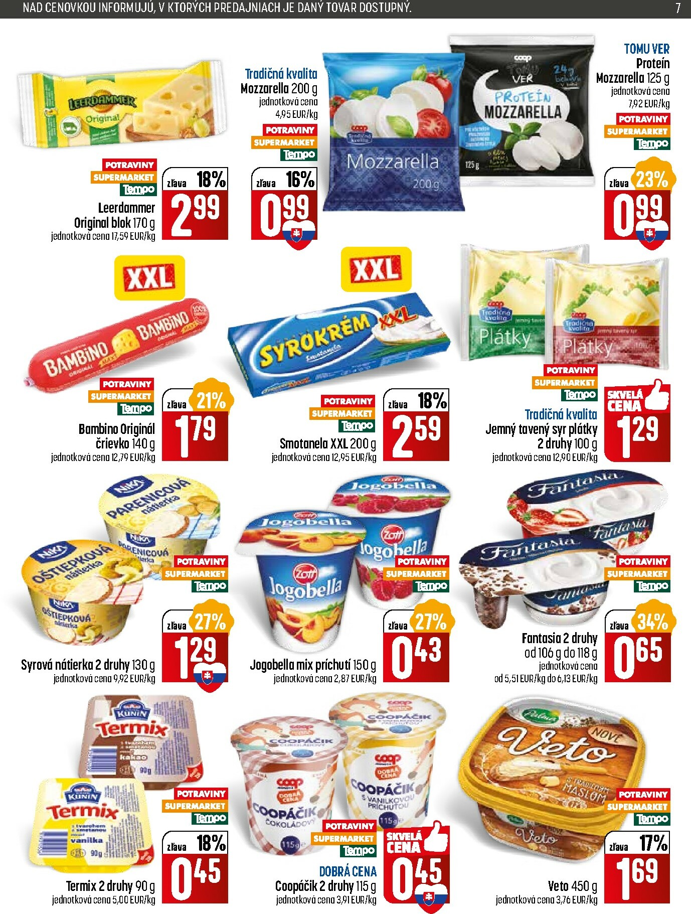 coop-jednota - Leták COOP Jednota - Tempo platný od 08.01. do 14.01. - page: 7