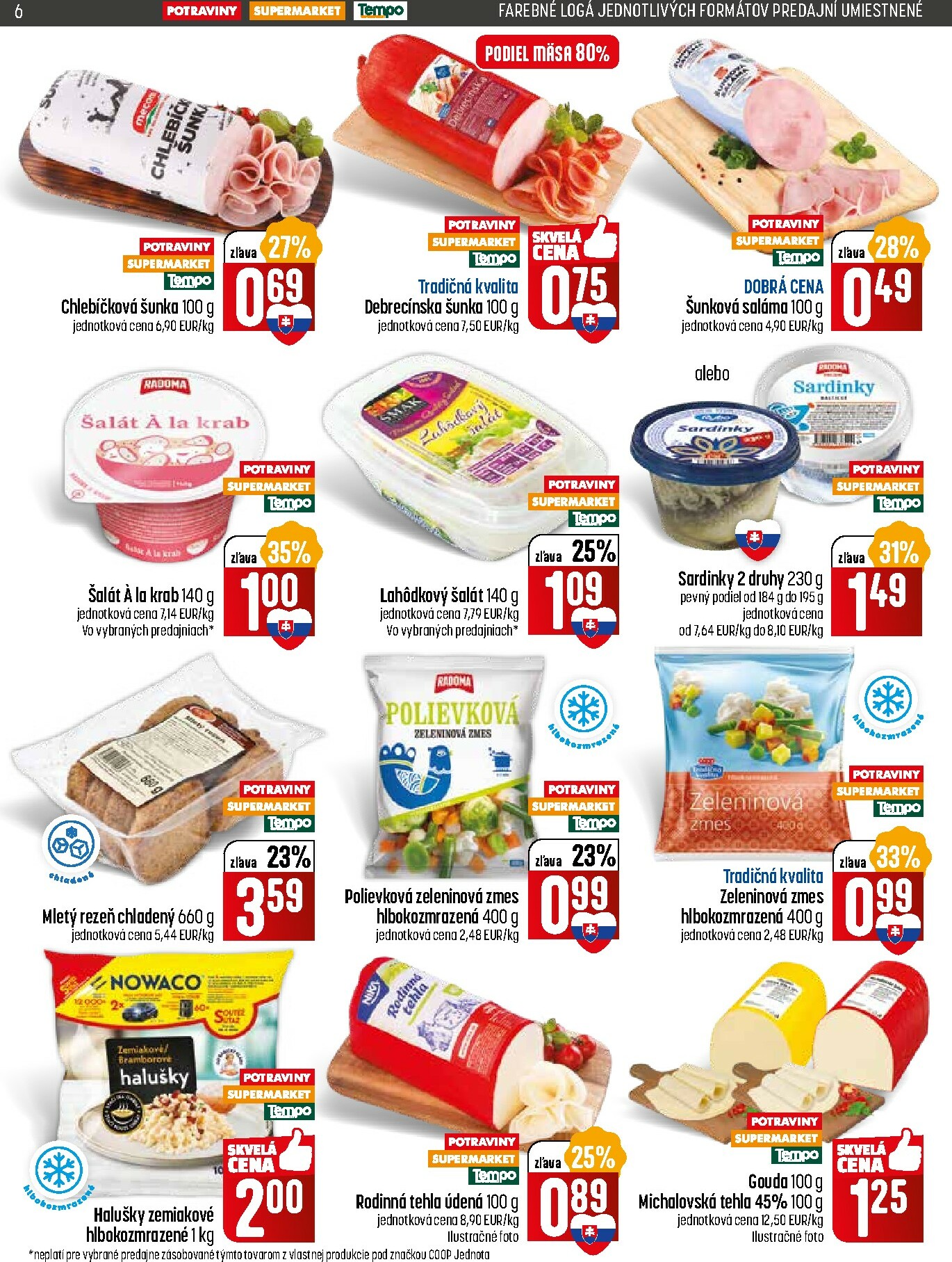 coop-jednota - Leták COOP Jednota - Tempo platný od 08.01. do 14.01. - page: 6