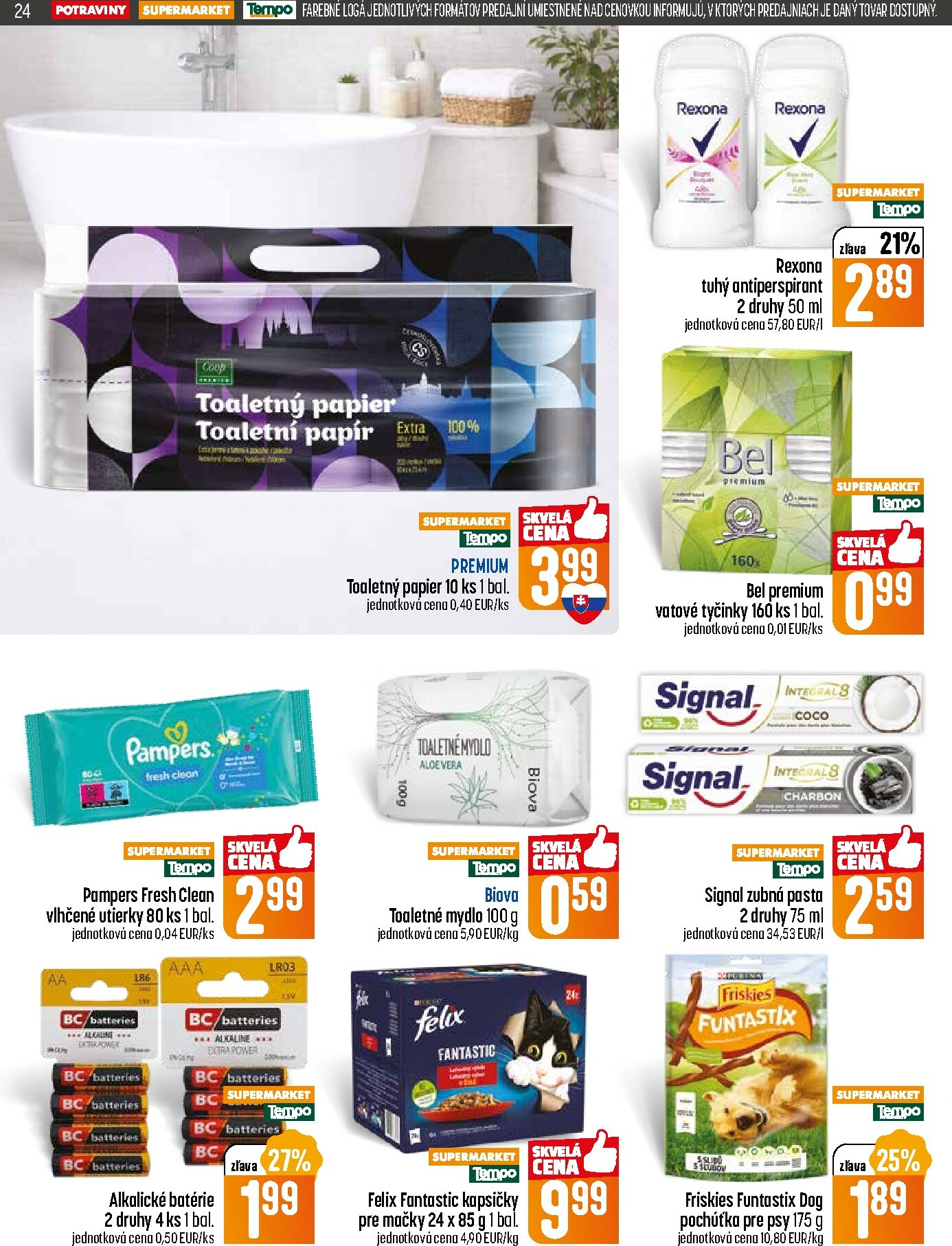 coop-jednota - Leták COOP Jednota - Tempo platný od 08.01. do 14.01. - page: 24