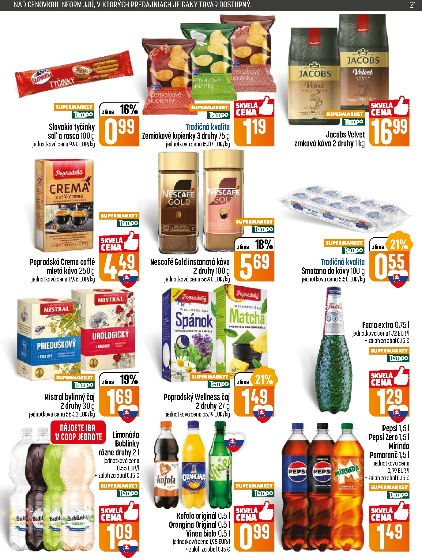 coop-jednota - Leták COOP Jednota platný od 15.01. do 21.01. - page: 21