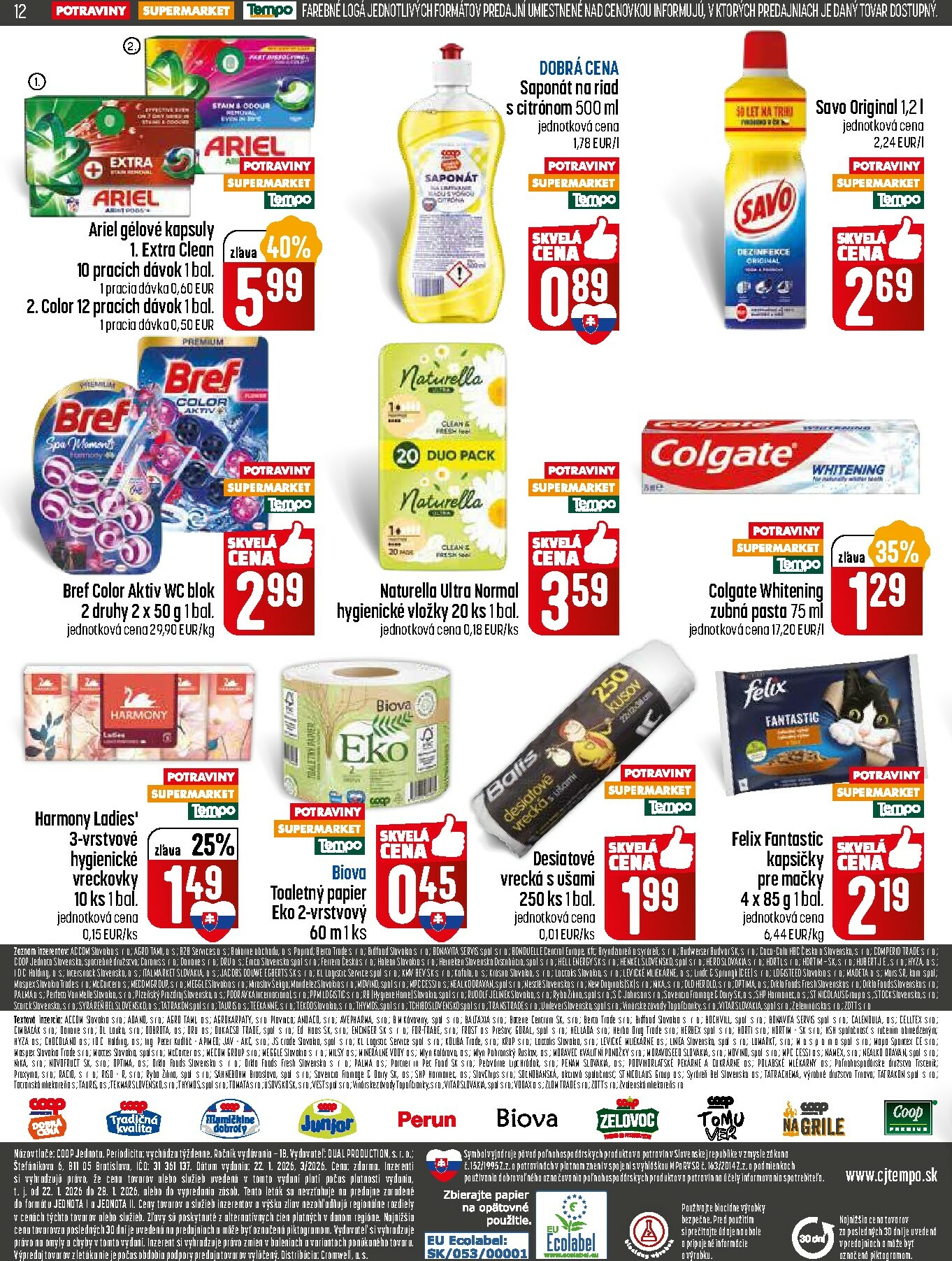 coop-jednota - Leták COOP Jednota platný od 22.01. do 28.01. - page: 12