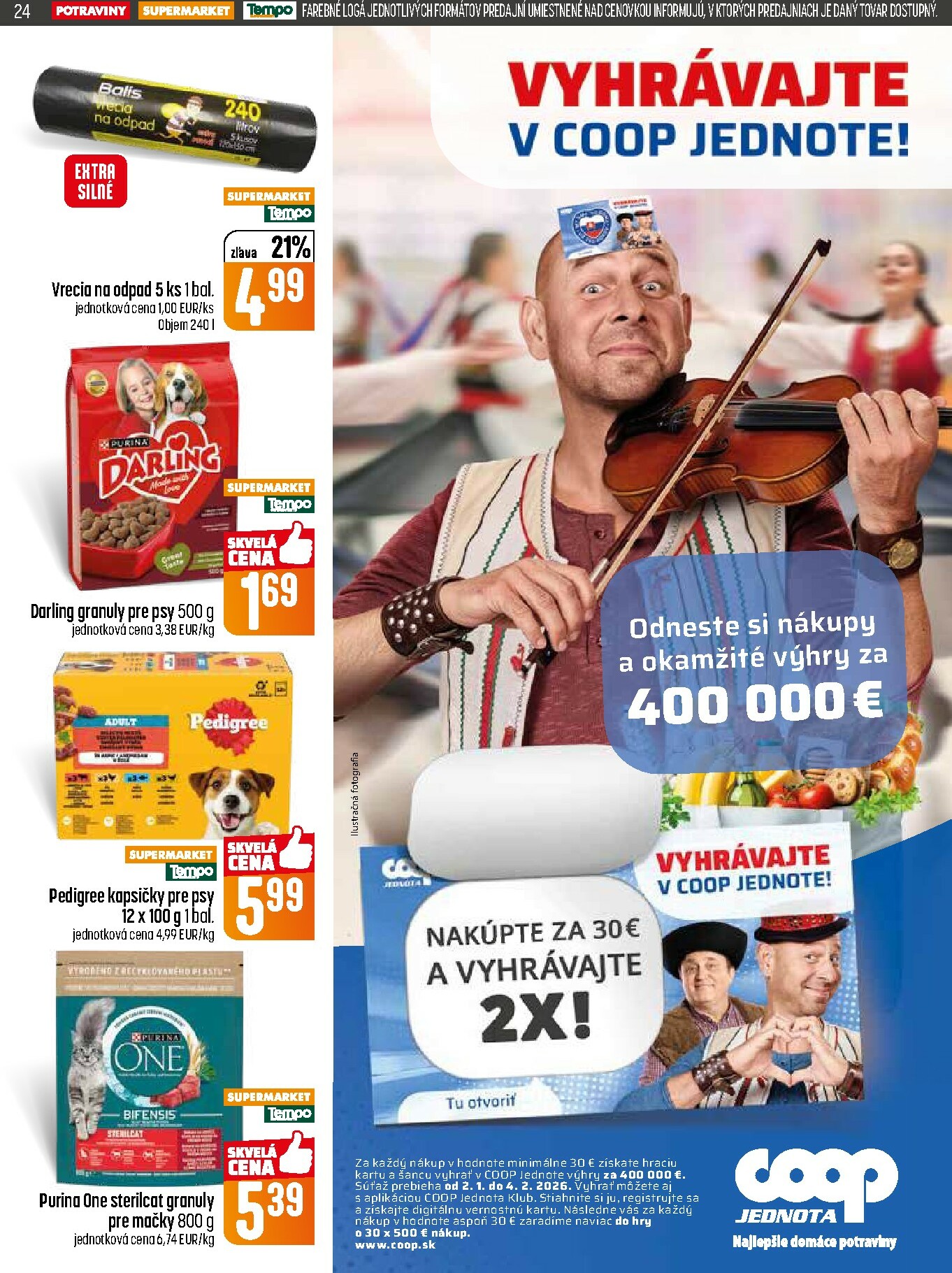 coop-jednota - Leták COOP Jednota platný od 22.01. do 28.01. - page: 24