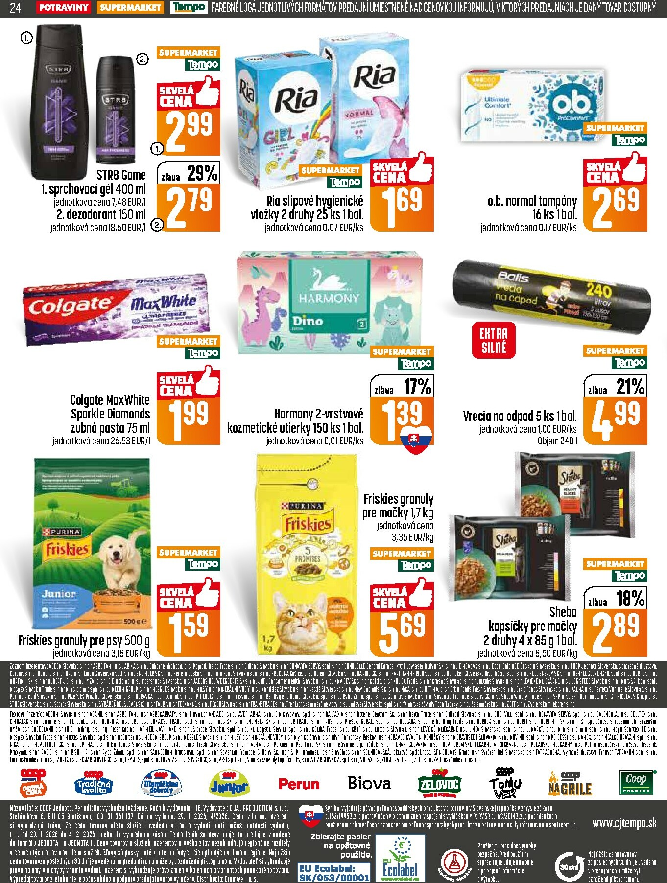 coop-jednota - Leták COOP Jednota platný od 29.01. do 04.02. - page: 24
