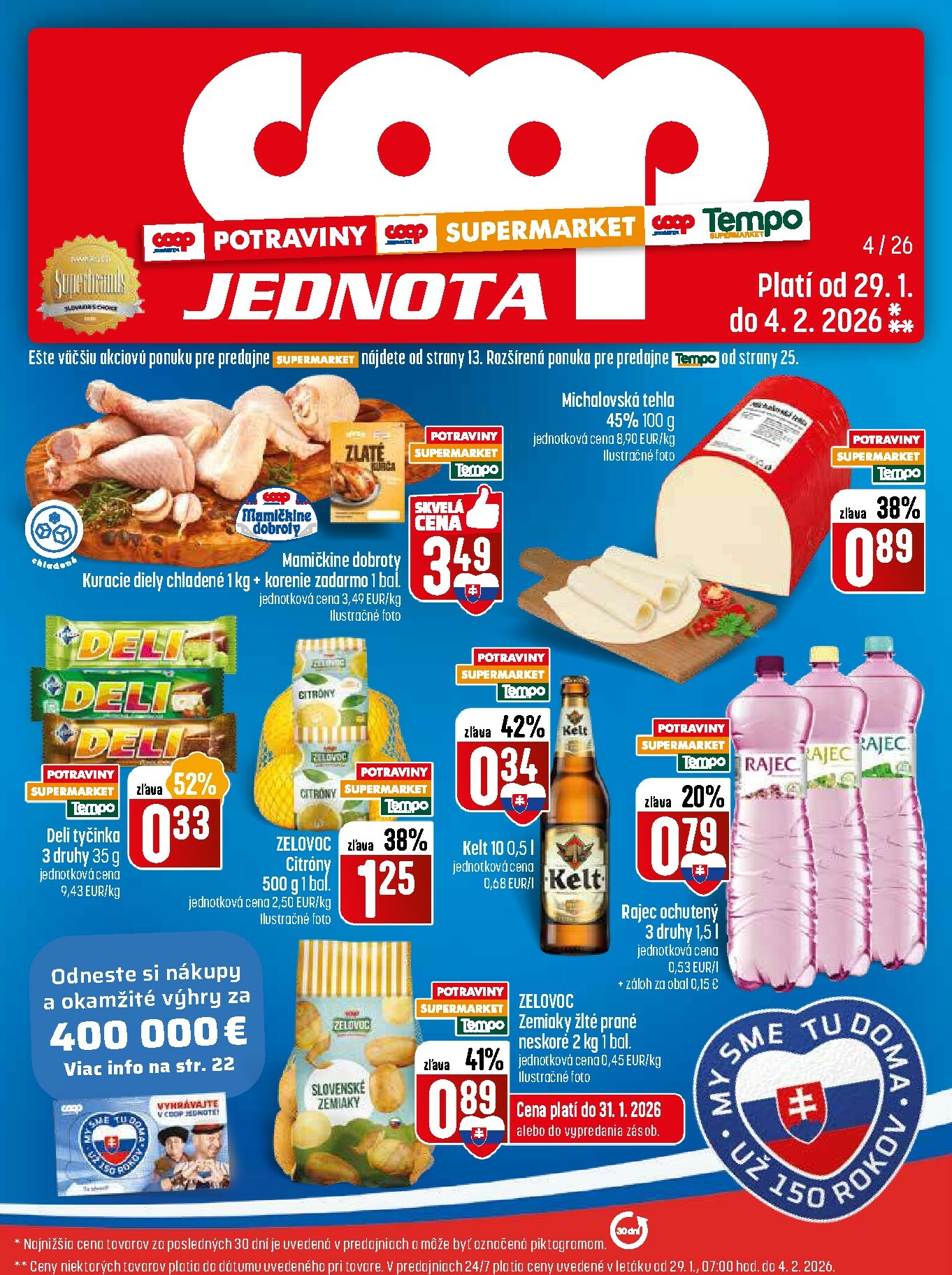 coop-jednota - Leták COOP Jednota platný od 29.01. do 04.02.