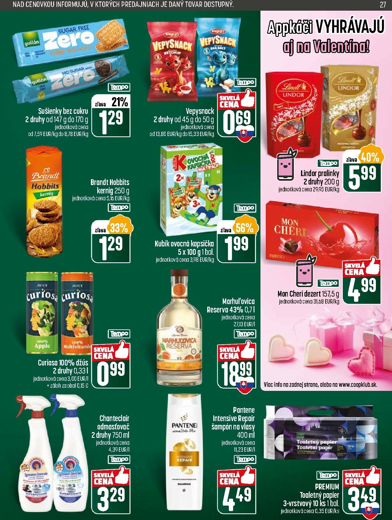 coop-jednota - Leták COOP Jednota platný od 05.02.2026 do 11.02.2026 - page: 27