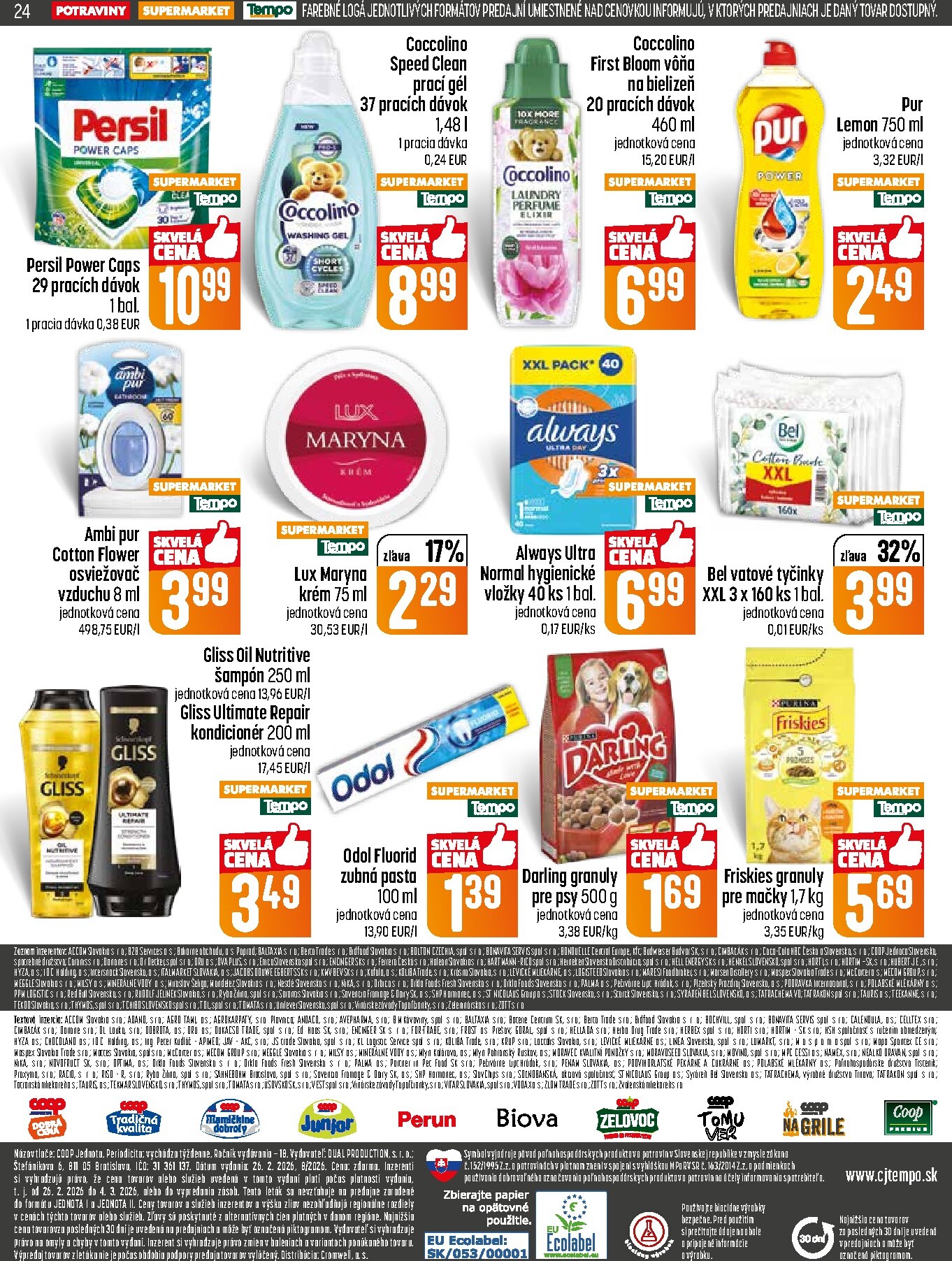coop-jednota - Leták COOP Jednota platný od 26.02.2026 do 04.03.2026 - page: 24