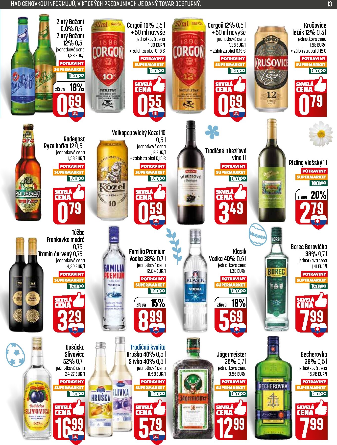 coop-jednota - Leták COOP Jednota - Tempo platný od 19.03.2026 do 25.03.2026 - page: 13