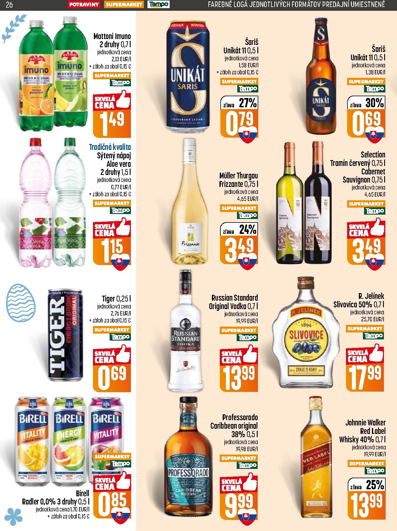 coop-jednota - Leták COOP Jednota - Tempo platný od 19.03.2026 do 25.03.2026 - page: 26