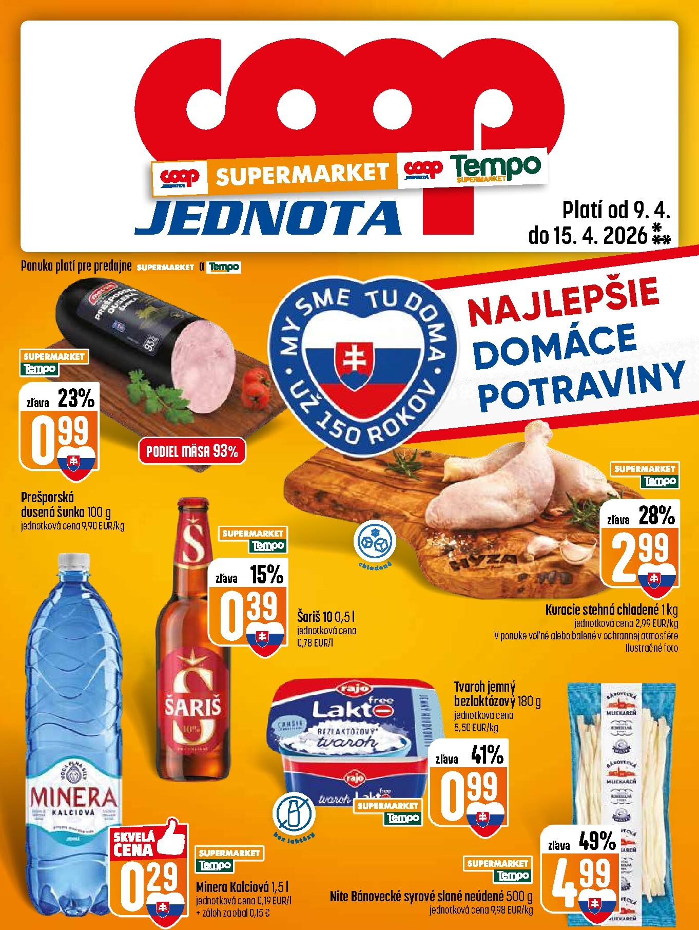 coop-jednota - Nový leták COOP Jednota platný od štvrtka, 09.04.2026 do stredy, 15.04.2026 - page: 13