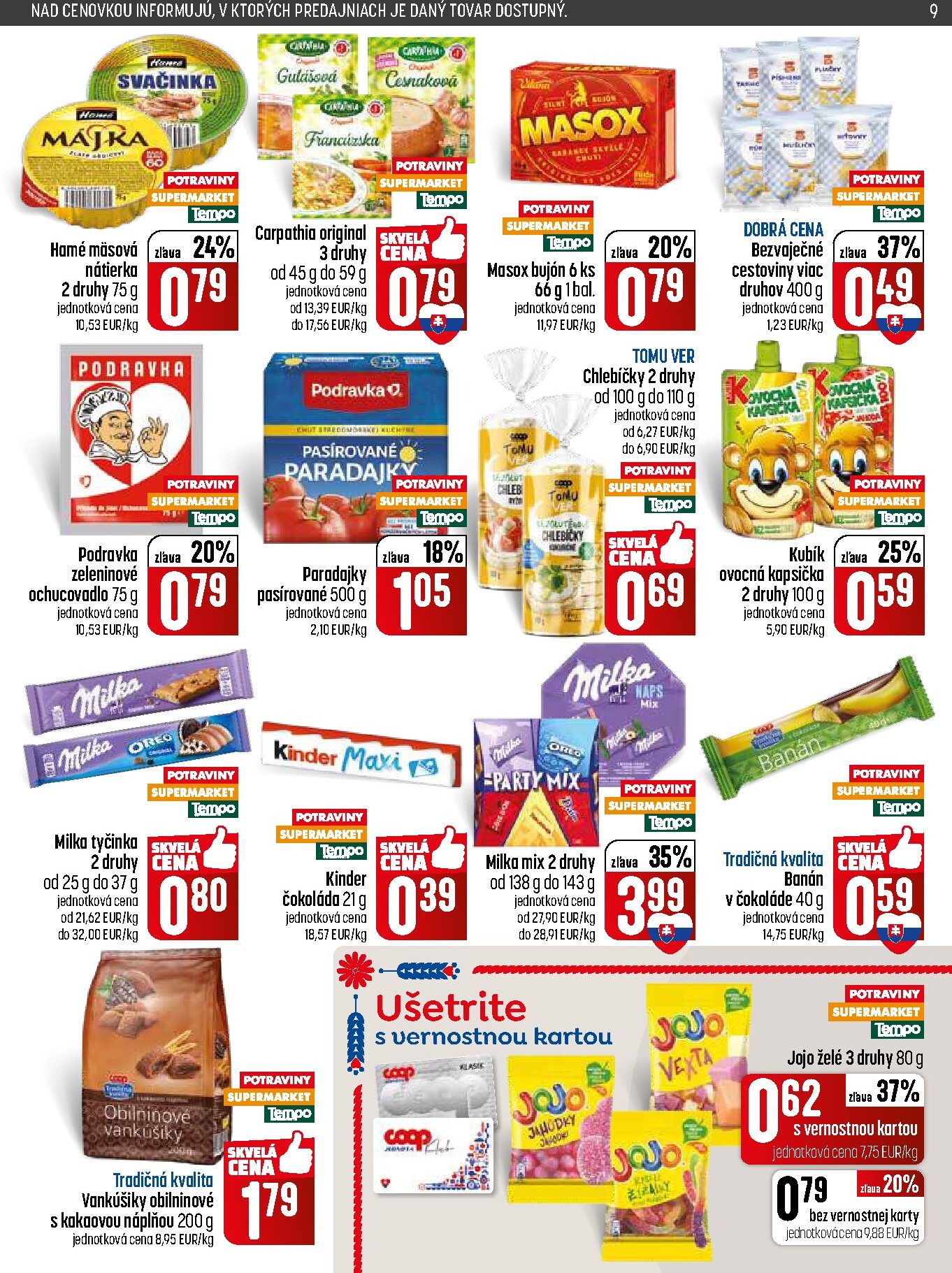 coop-jednota - Nový leták COOP Jednota platný od štvrtka, 09.04.2026 do stredy, 15.04.2026 - page: 9