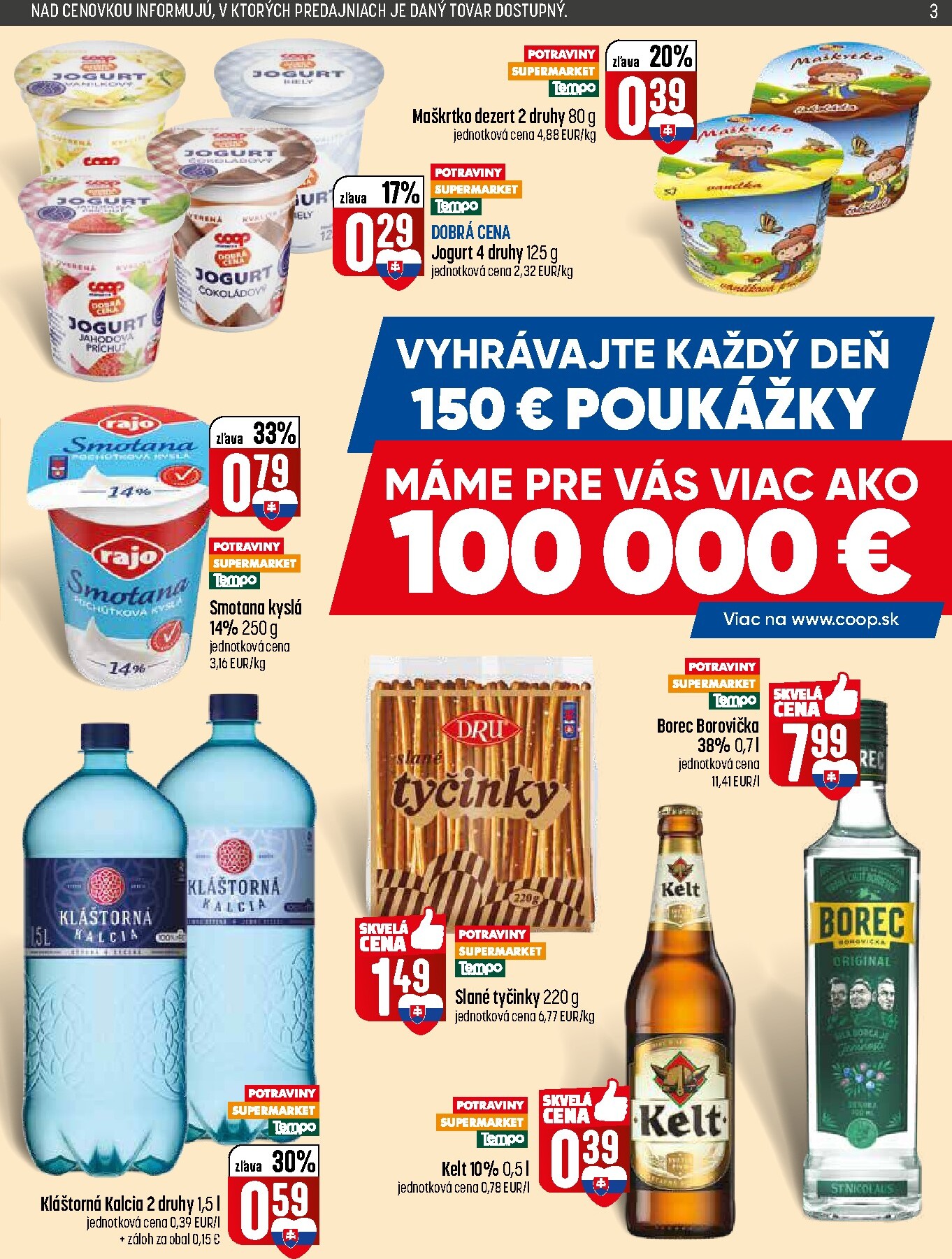 coop-jednota - Nový leták COOP Jednota platný od štvrtka, 09.04.2026 do stredy, 15.04.2026 - page: 3