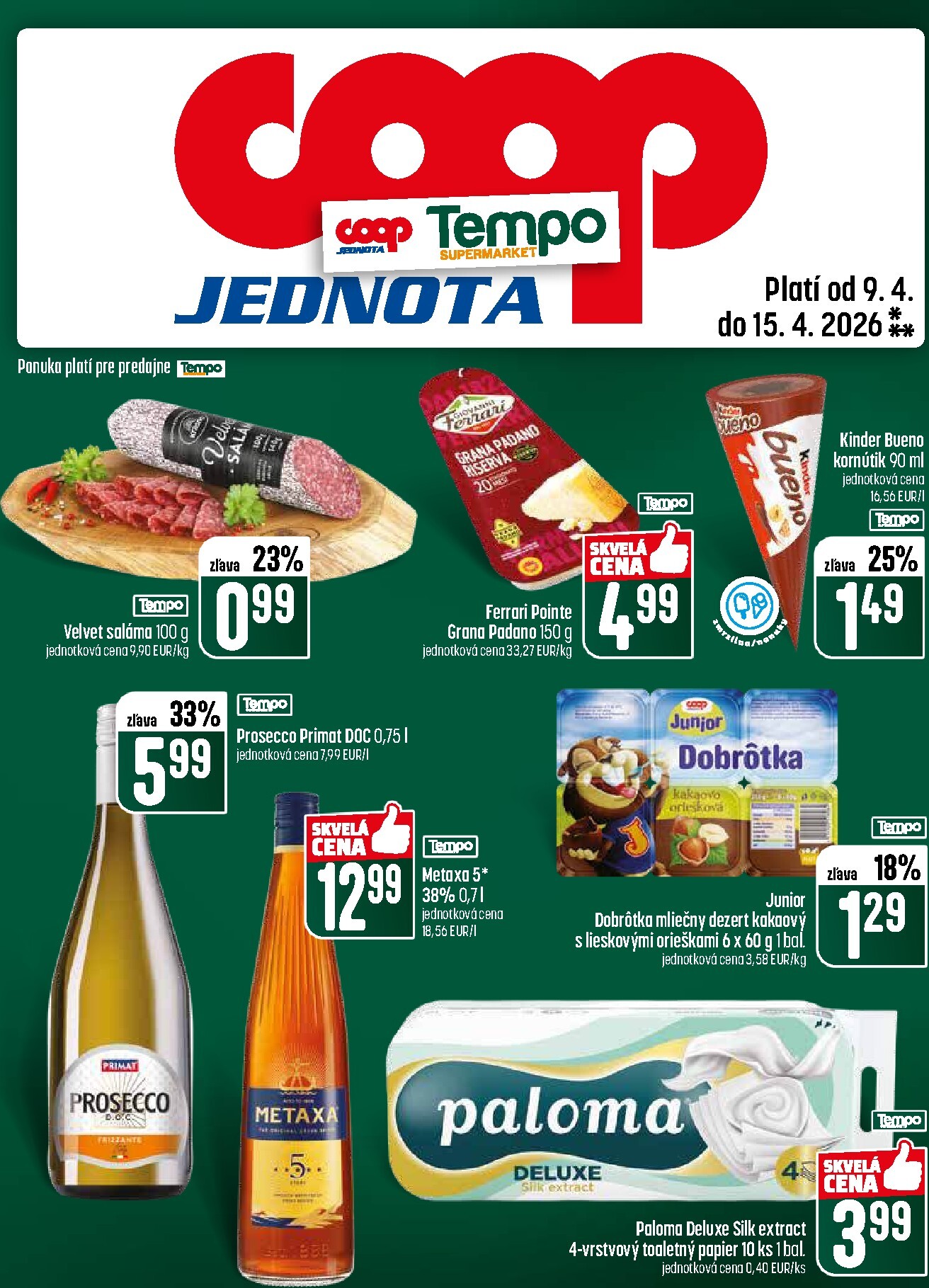 coop-jednota - Nový leták COOP Jednota platný od štvrtka, 09.04.2026 do stredy, 15.04.2026 - page: 25