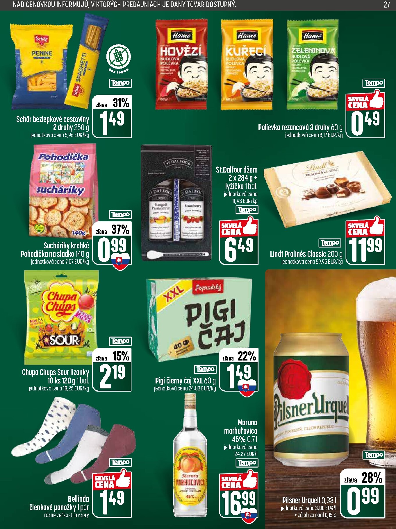 coop-jednota - Nový leták COOP Jednota platný od štvrtka, 09.04.2026 do stredy, 15.04.2026 - page: 27