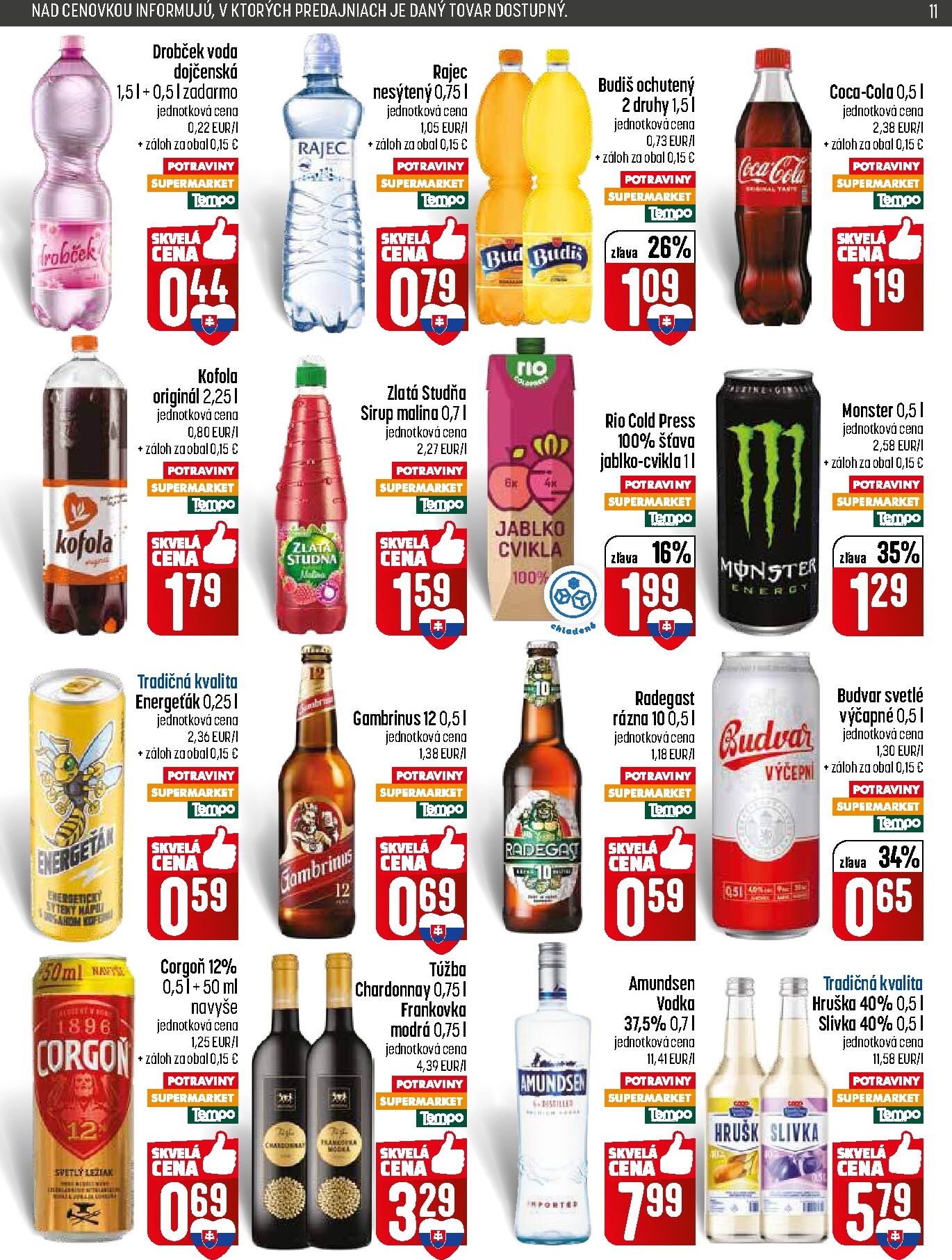 coop-jednota - Nový leták COOP Jednota platný od štvrtka, 09.04.2026 do stredy, 15.04.2026 - page: 11