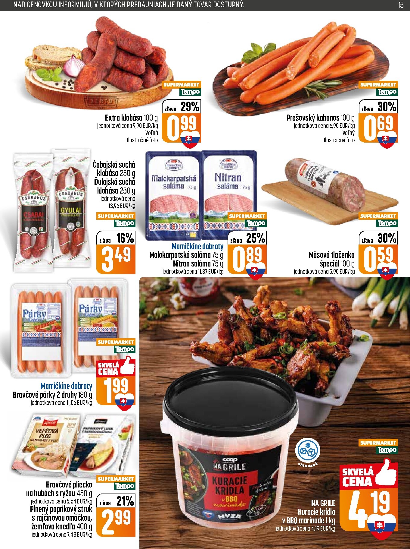 coop-jednota - Nový leták COOP Jednota platný od štvrtka, 16.04.2026 do stredy, 22.04.2026 - page: 15