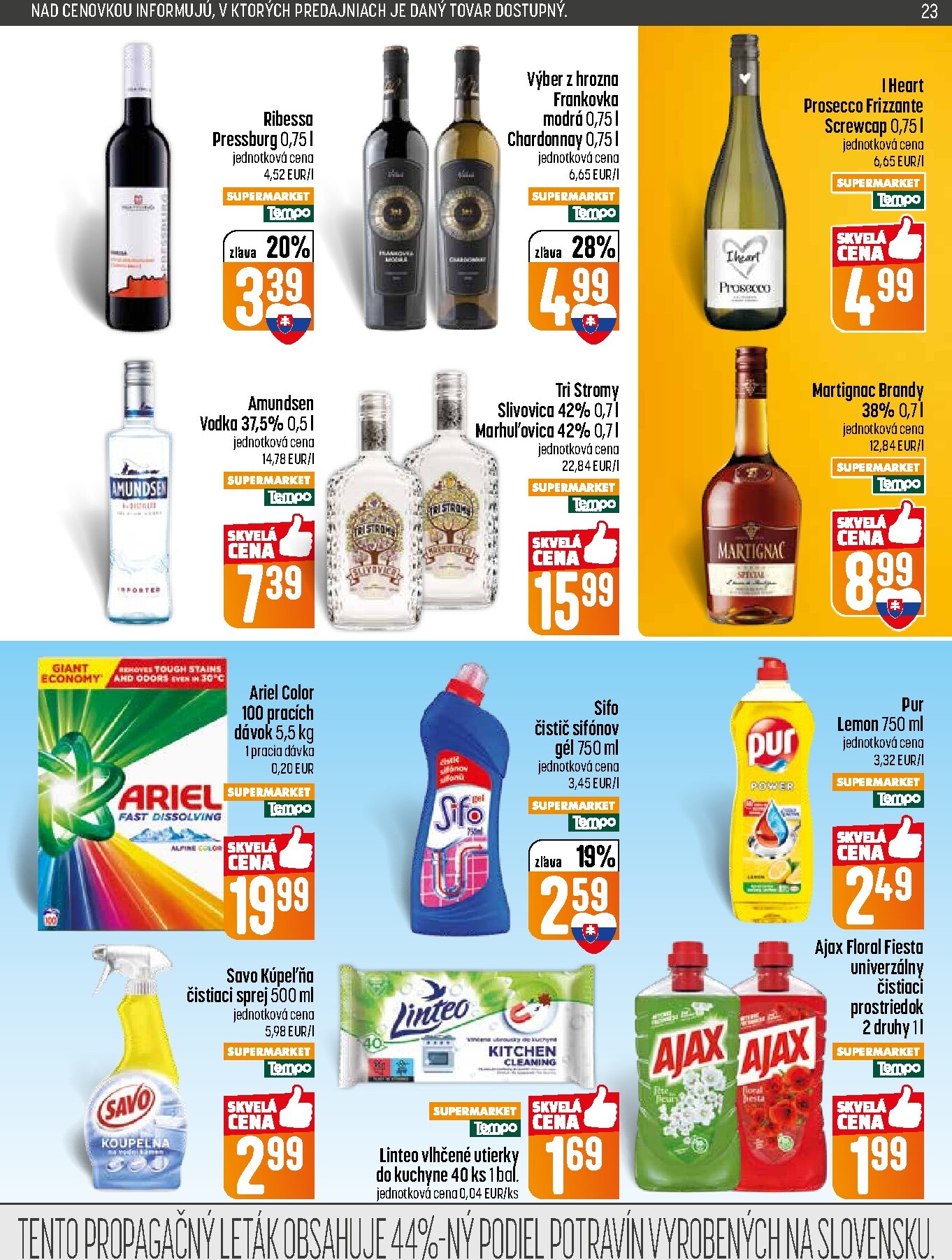 coop-jednota - Nový leták COOP Jednota platný od štvrtka, 16.04.2026 do stredy, 22.04.2026 - page: 23