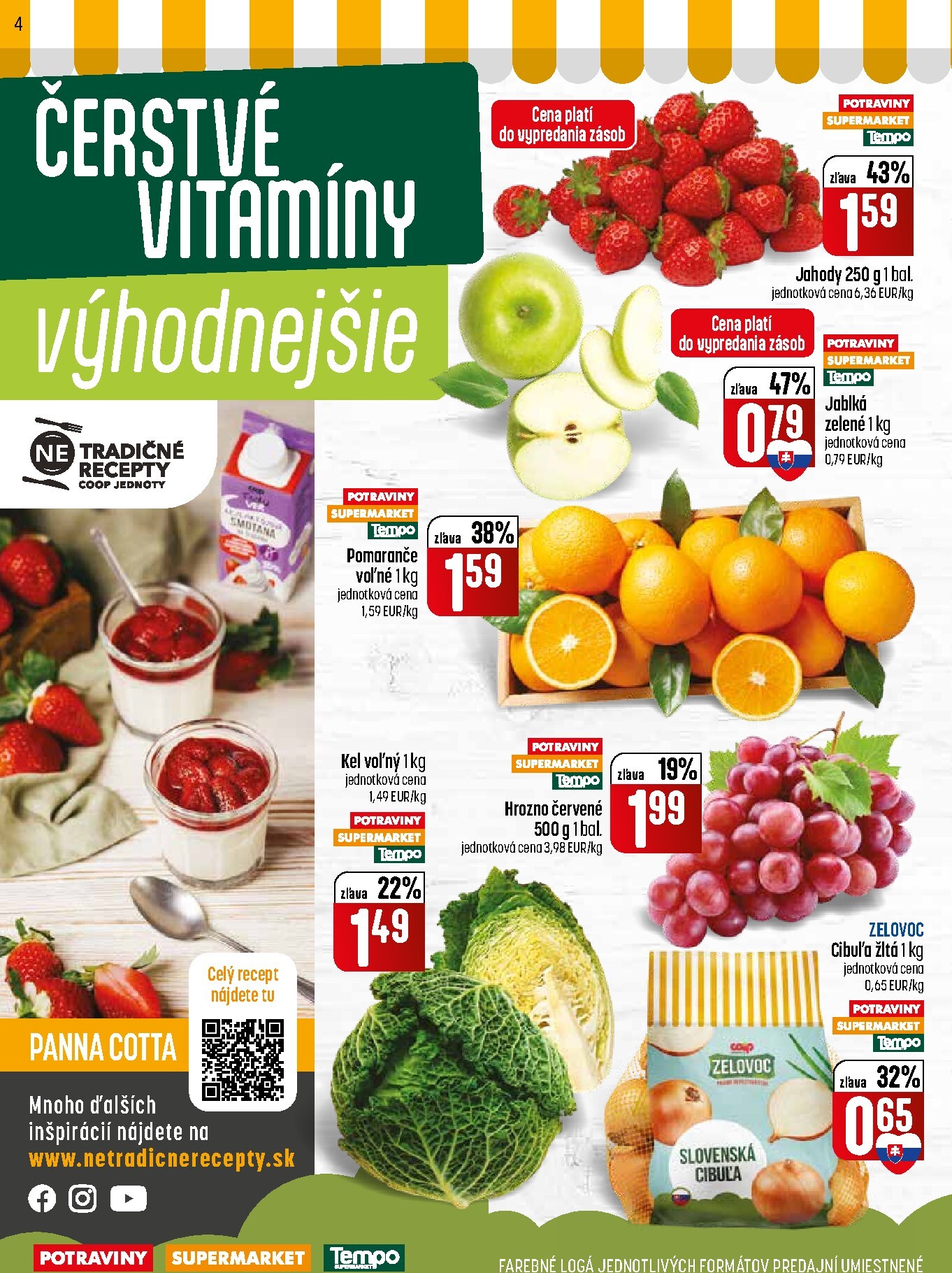 coop-jednota - Nový leták COOP Jednota platný od štvrtka, 16.04.2026 do stredy, 22.04.2026 - page: 4