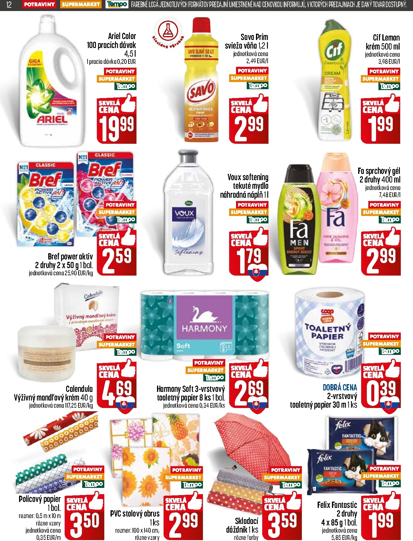 coop-jednota - Nový leták COOP Jednota platný od štvrtka, 16.04.2026 do stredy, 22.04.2026 - page: 12