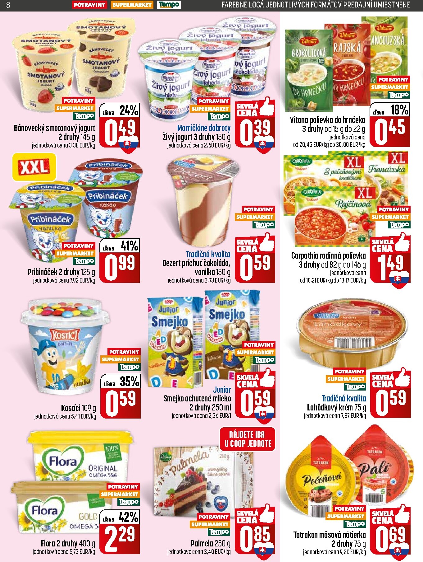 coop-jednota - Nový leták COOP Jednota platný od štvrtka, 16.04.2026 do stredy, 22.04.2026 - page: 8