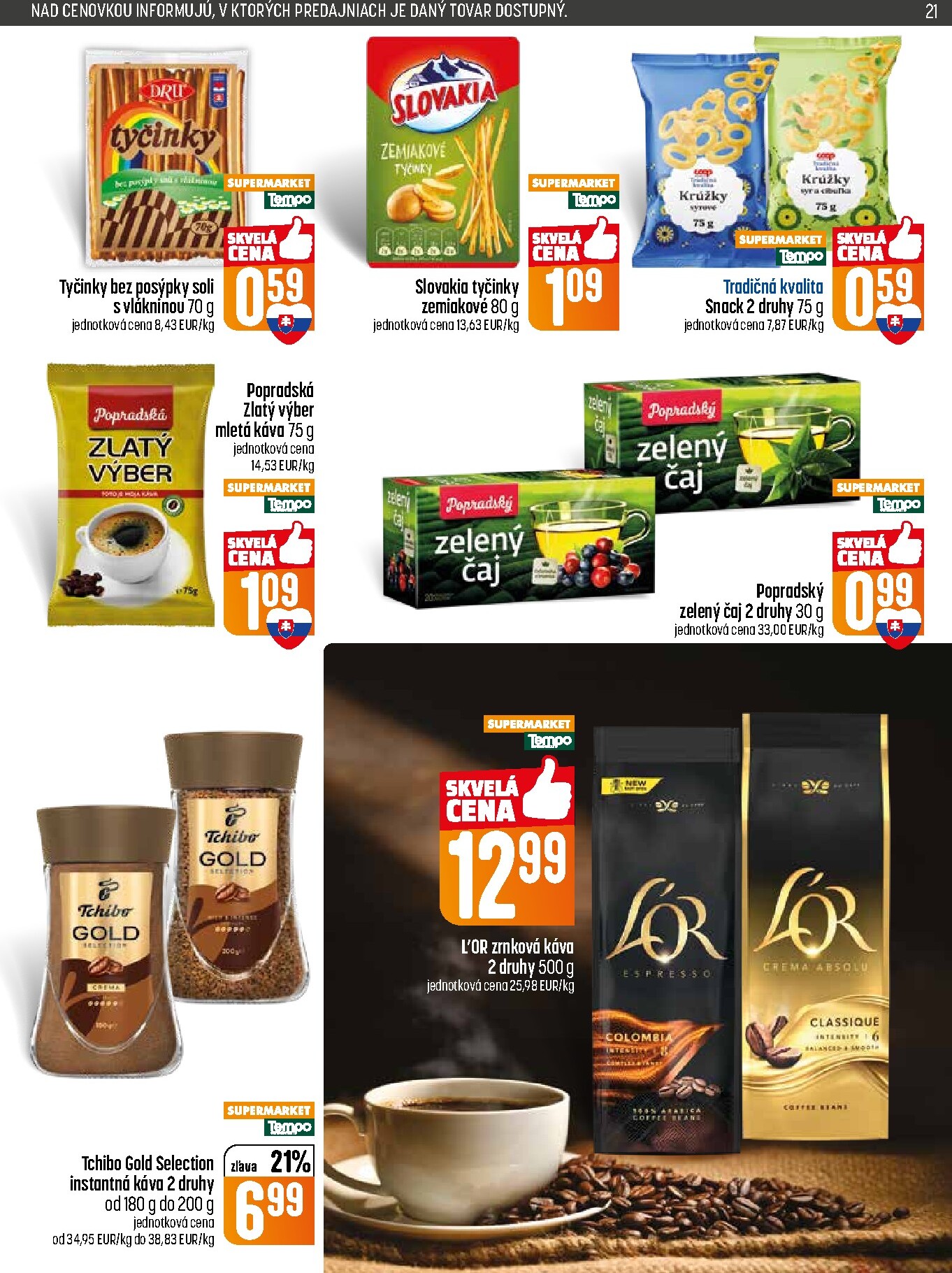 coop-jednota - Nový leták COOP Jednota platný od štvrtka, 16.04.2026 do stredy, 22.04.2026 - page: 21