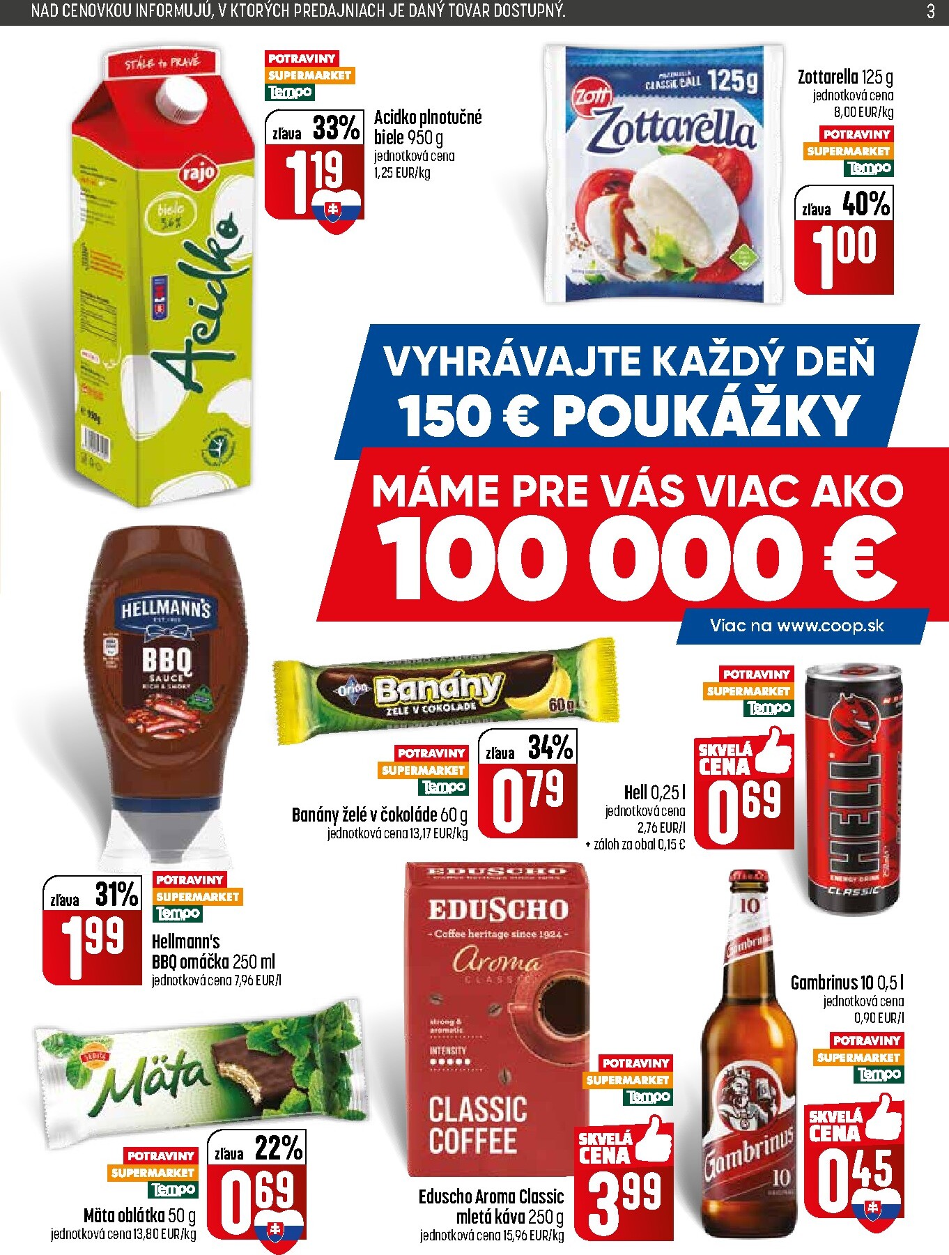 coop-jednota - Nový leták COOP Jednota platný od štvrtka, 16.04.2026 do stredy, 22.04.2026 - page: 3