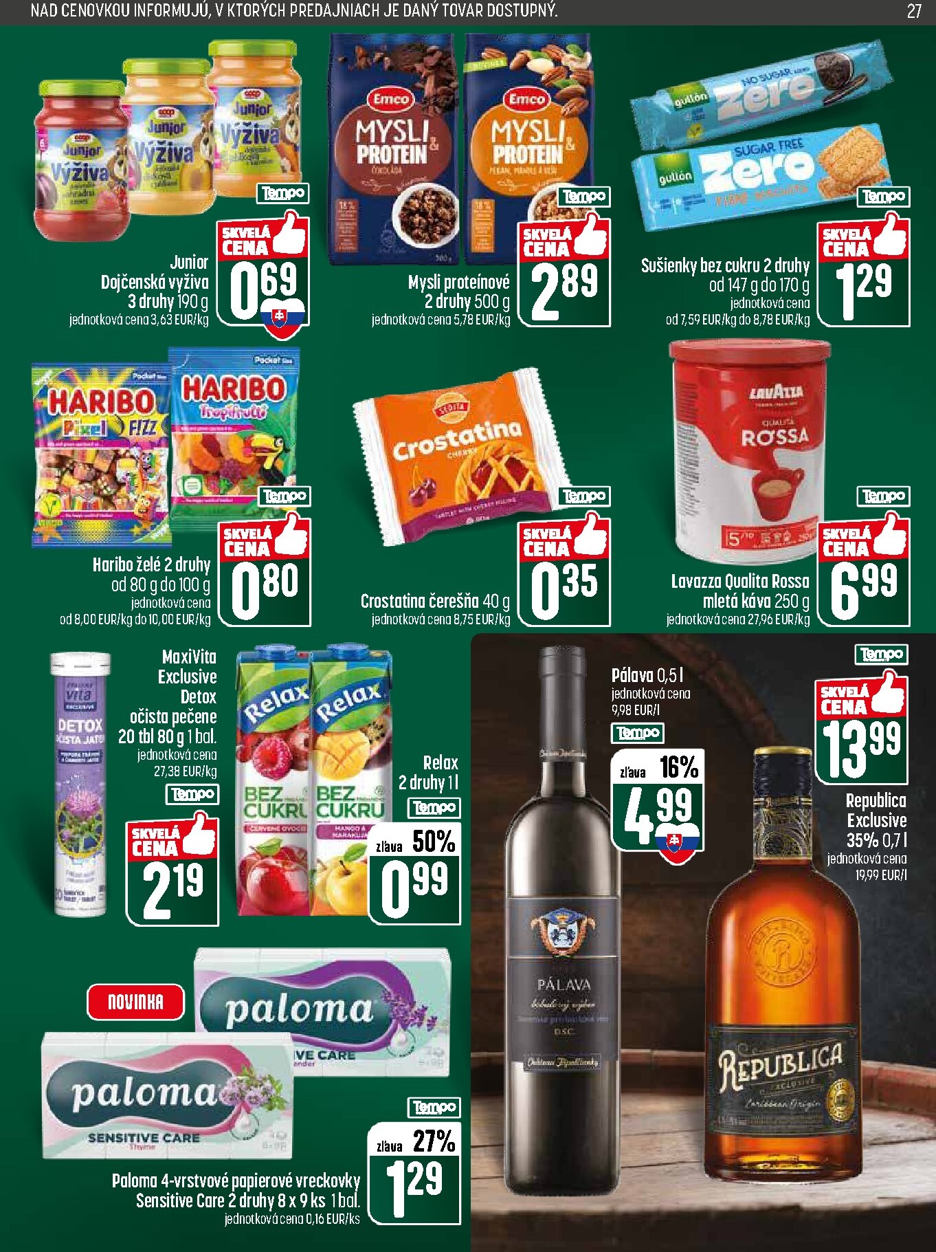 coop-jednota - Nový leták COOP Jednota platný od štvrtka, 16.04.2026 do stredy, 22.04.2026 - page: 27