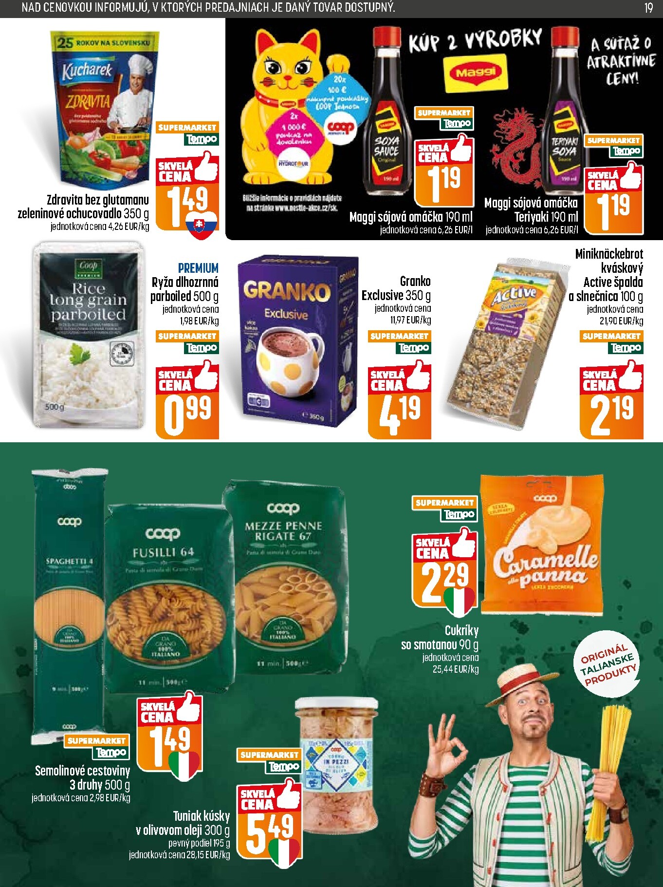 coop-jednota - Nový leták COOP Jednota platný od štvrtka, 16.04.2026 do stredy, 22.04.2026 - page: 19