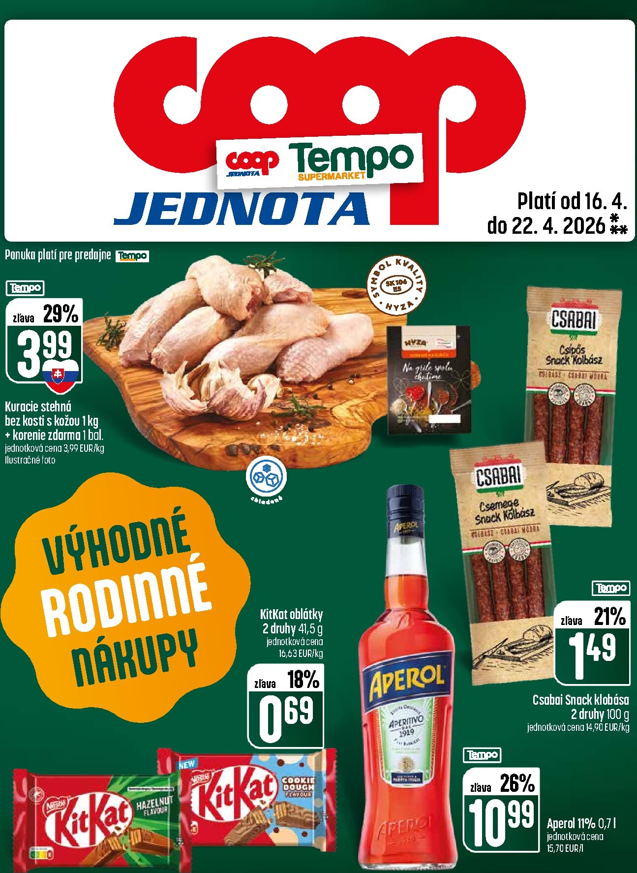 coop-jednota - Nový leták COOP Jednota platný od štvrtka, 16.04.2026 do stredy, 22.04.2026 - page: 25