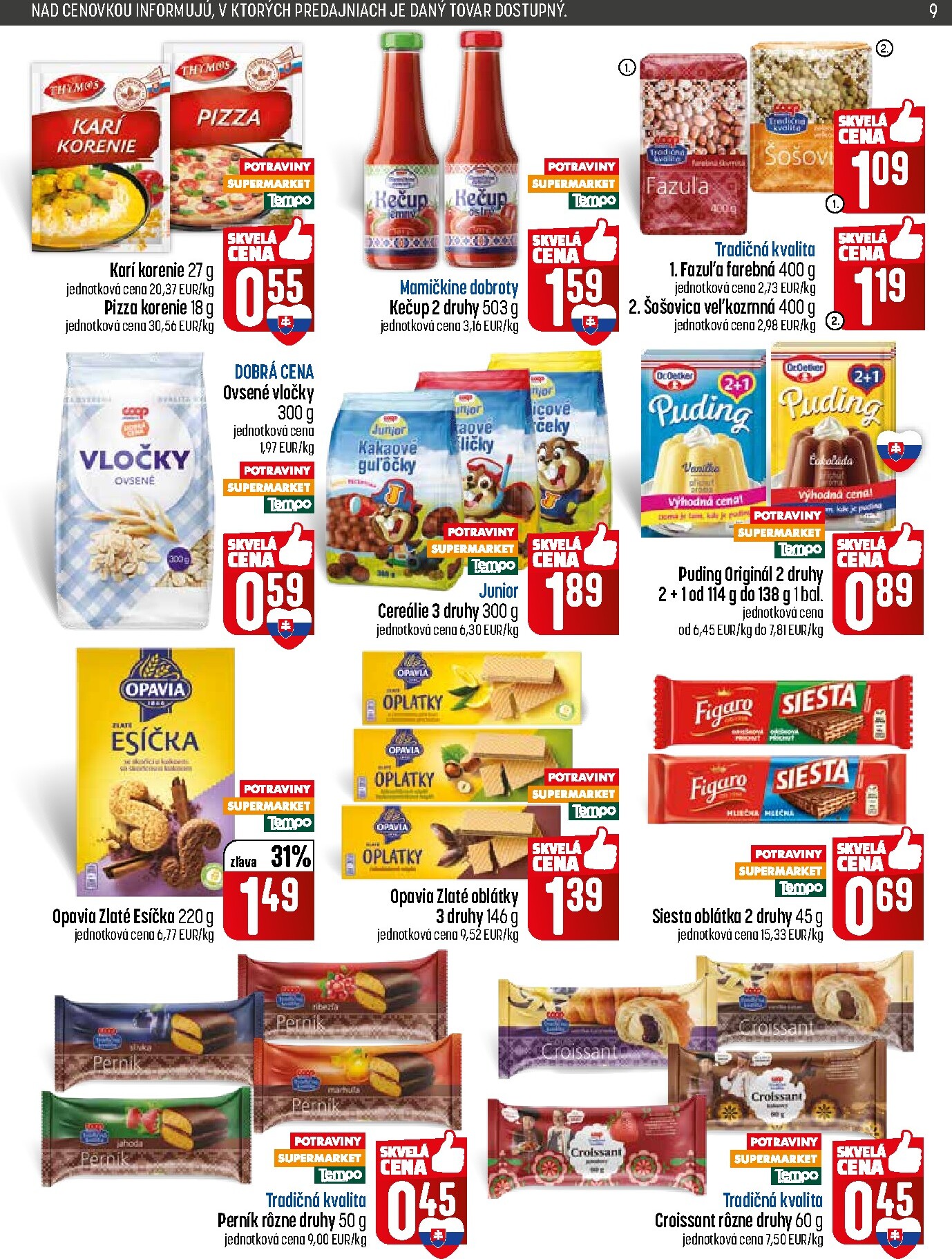 coop-jednota - Nový leták COOP Jednota platný od štvrtka, 16.04.2026 do stredy, 22.04.2026 - page: 9