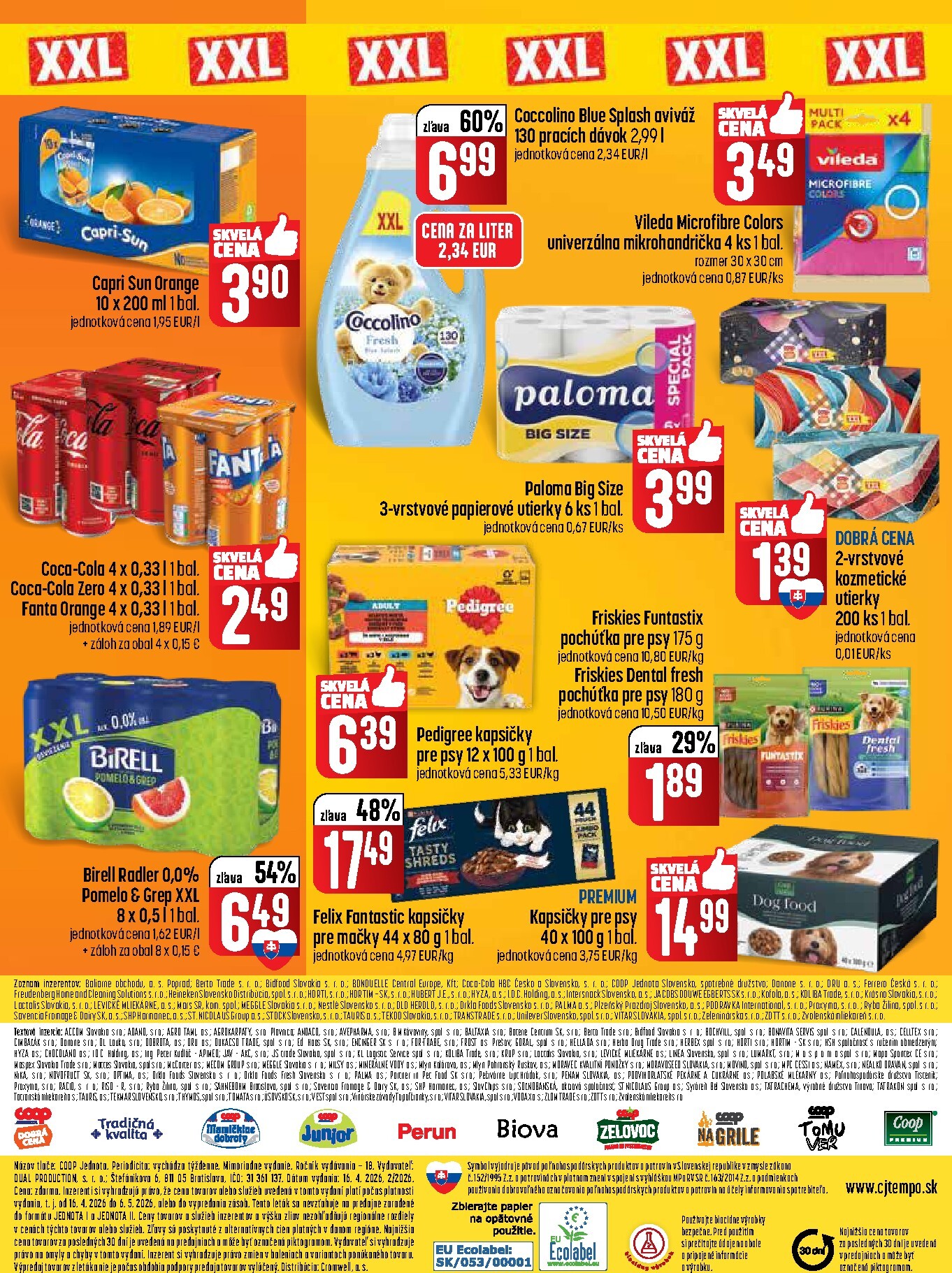 coop-jednota - Nový leták COOP Jednota - XXL nákup platný od štvrtka, 16.04.2026 do stredy, 06.05.2026 - page: 7