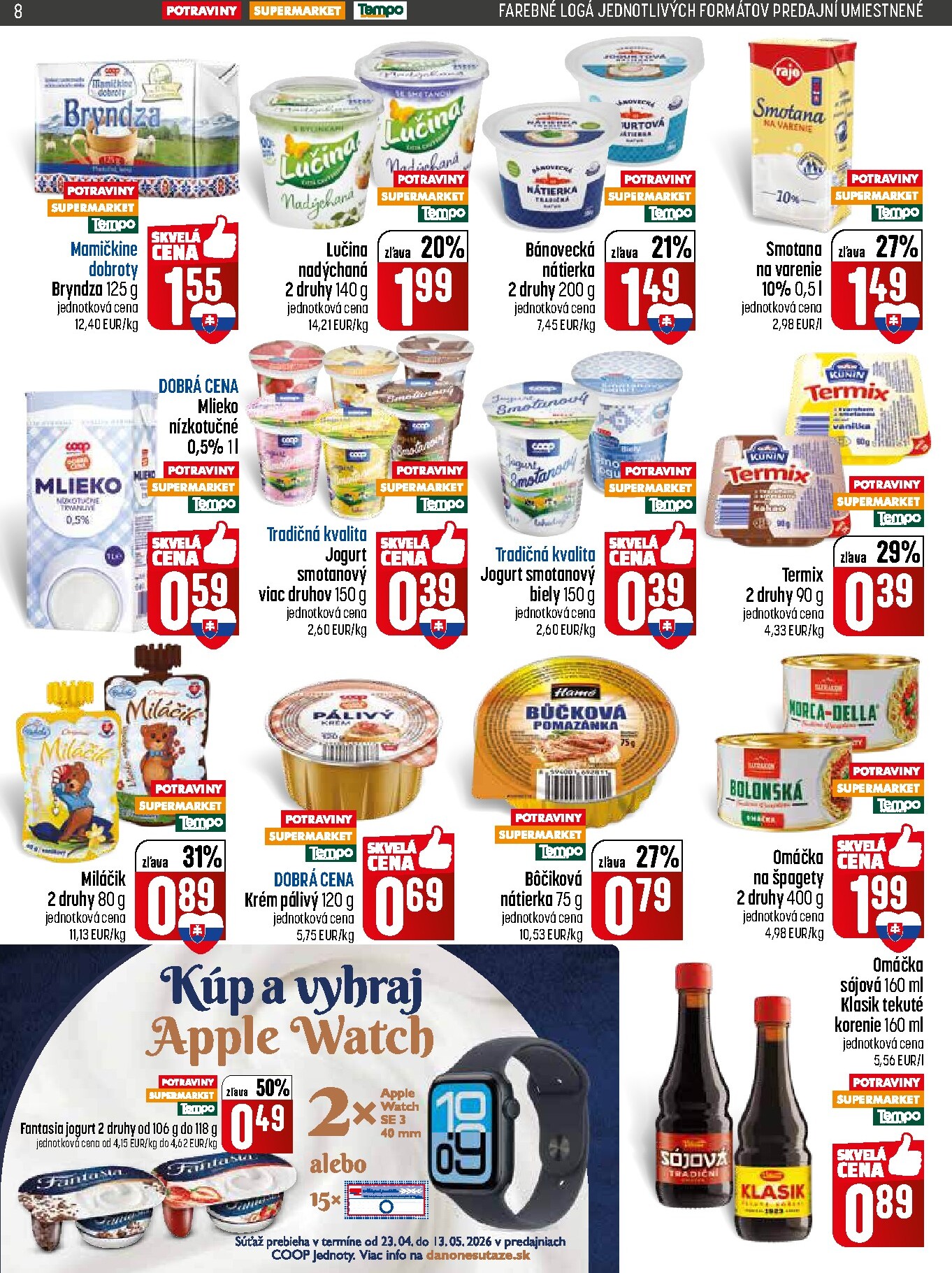 coop-jednota - Nový leták COOP Jednota od štvrtka, 23.04.2026 do stredy, 29.04.2026 - page: 8