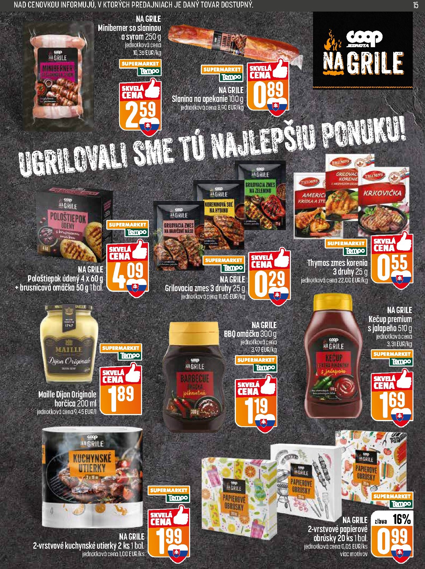 coop-jednota - Nový leták COOP Jednota od štvrtka, 30.04.2026 do stredy, 06.05.2026 - page: 15