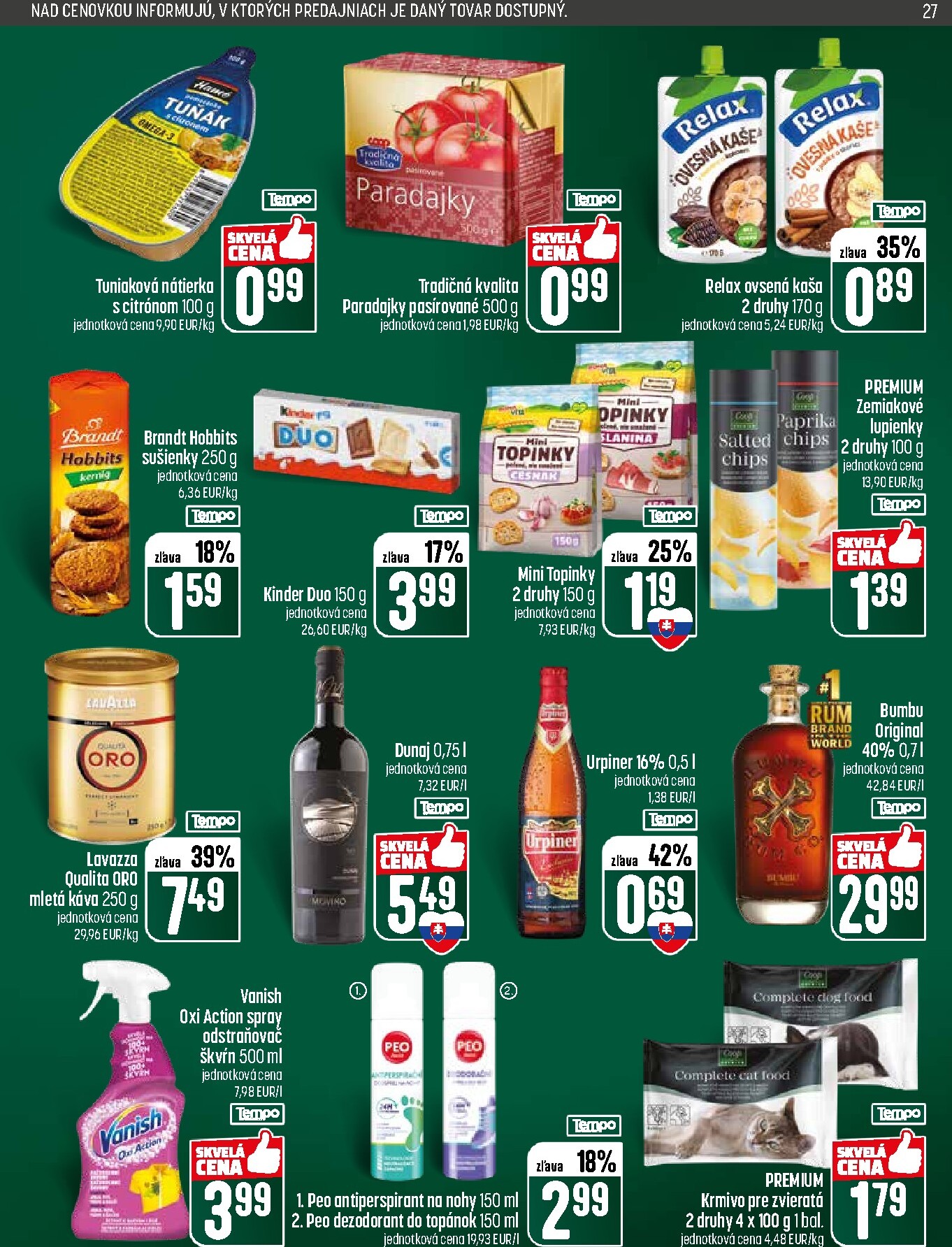 coop-jednota - Nový leták COOP Jednota od štvrtka, 14.05.2026 do stredy, 20.05.2026 - page: 27