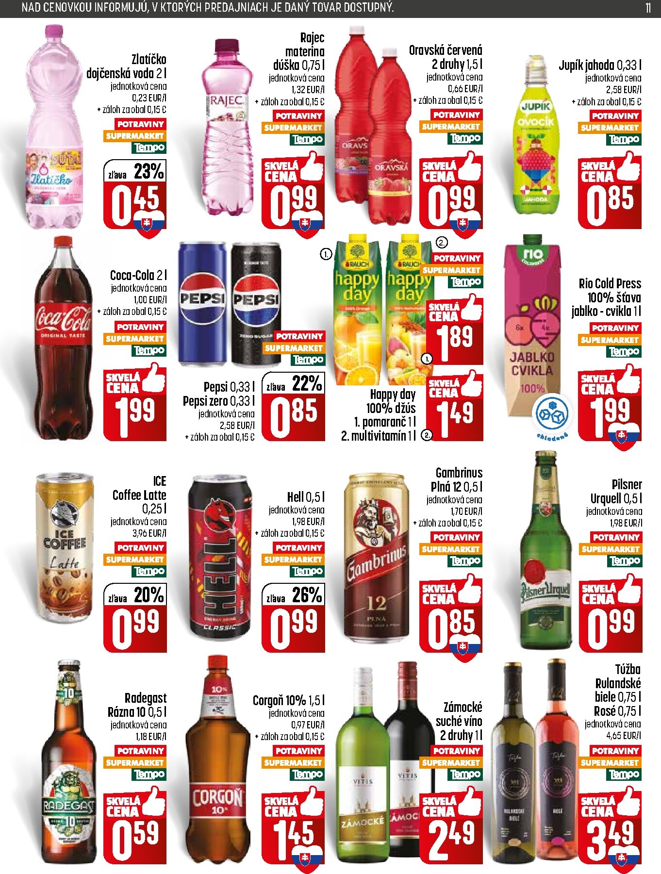 coop-jednota - Nový leták COOP Jednota od štvrtka, 14.05.2026 do stredy, 20.05.2026 - page: 11