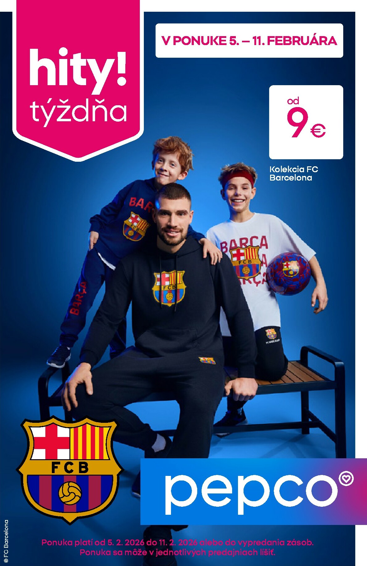 pepco - Leták Pepco - Kolekcia FC Barcelona platný od 05.02.2026 do 11.02.2026