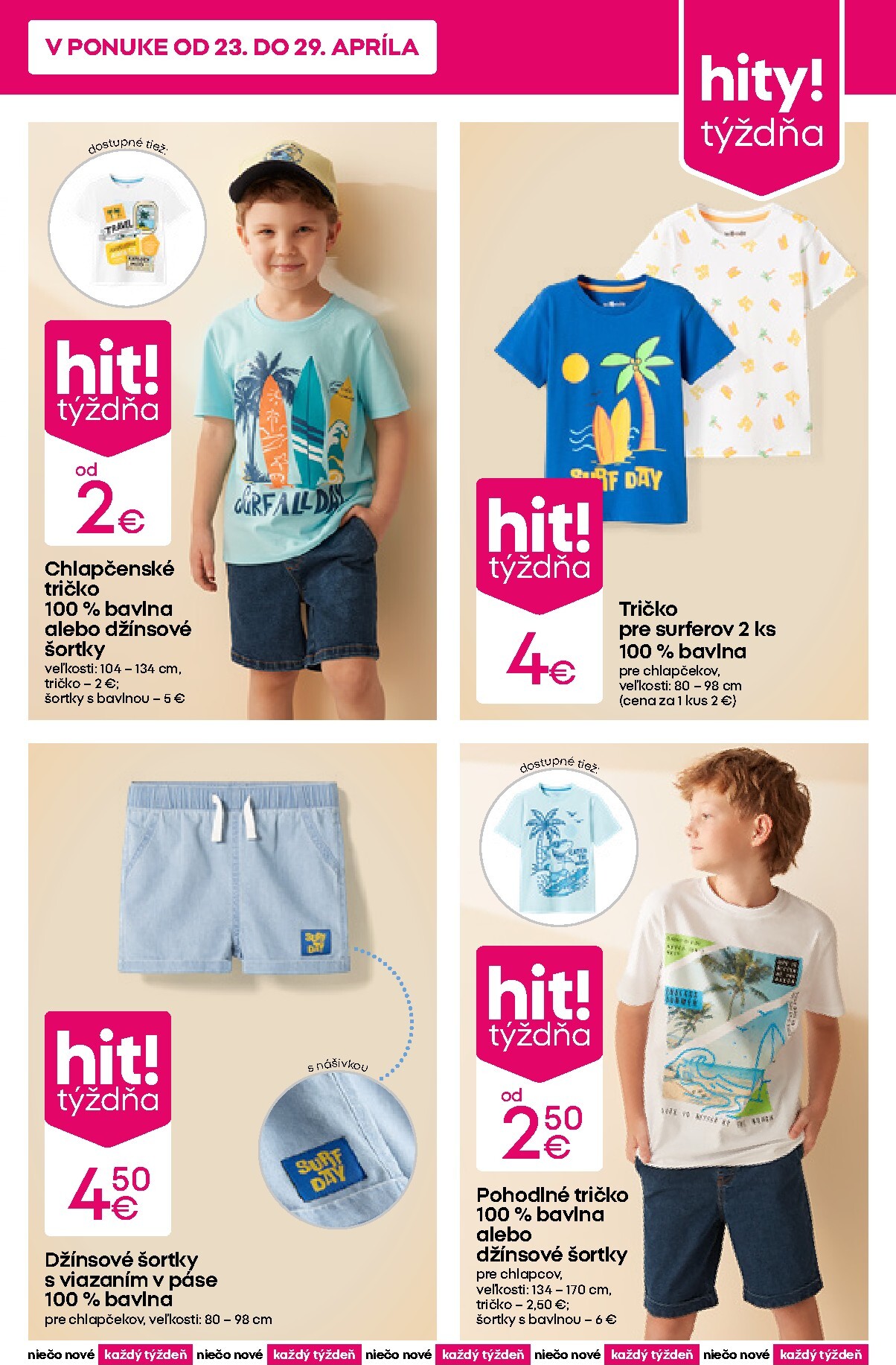 pepco - Aktuálny leták Pepco - Tričká a šortky od štvrtka, 23.04.2026 do stredy, 29.04.2026 - page: 3