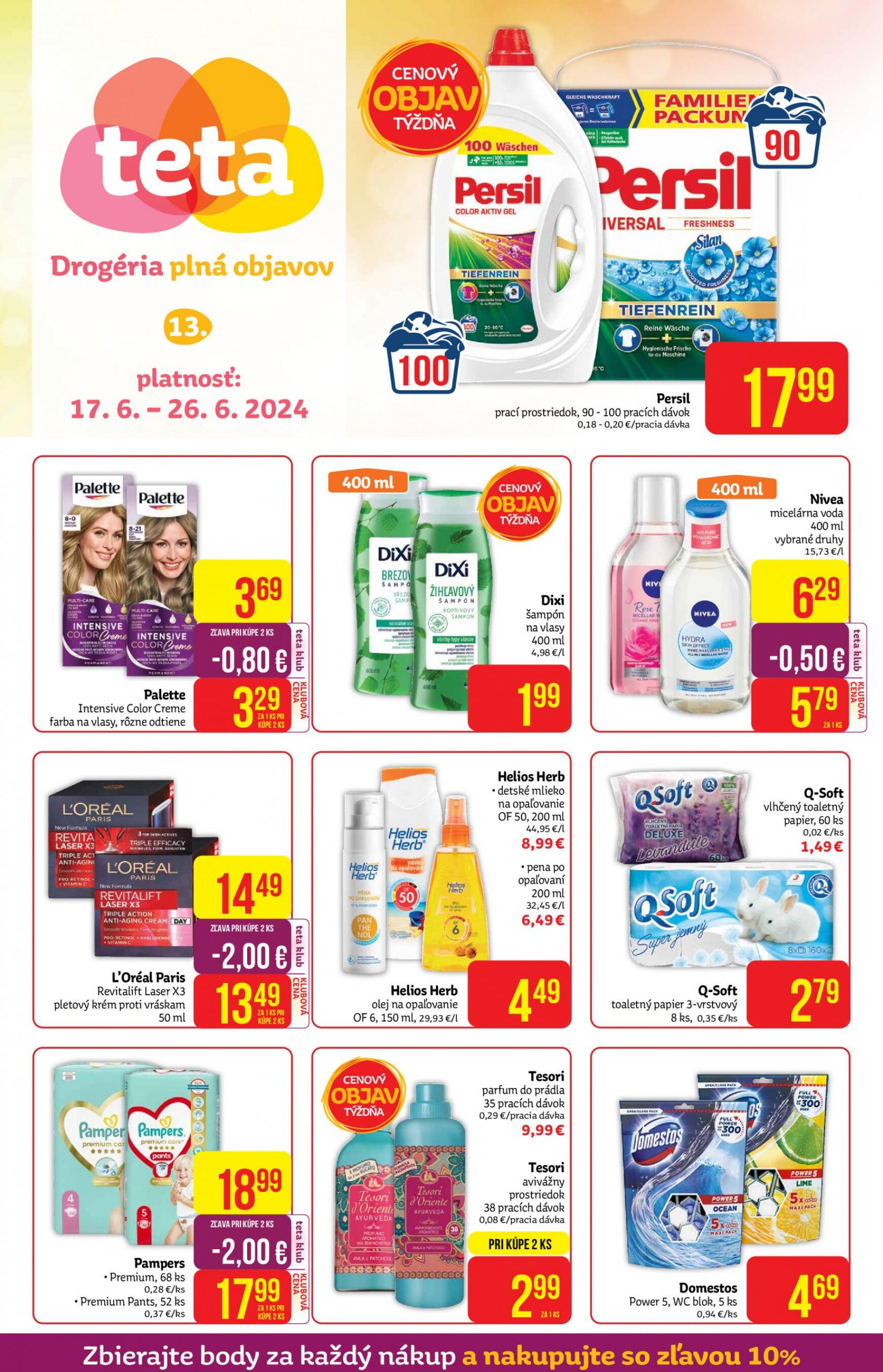 teta-drogerie - Teta drogerie leták platný od 17.06. - 26.06.