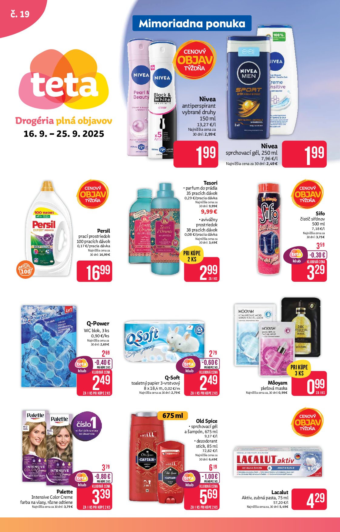 teta-drogerie - Leták Teta drogerie platný od 16.09. do 25.09.