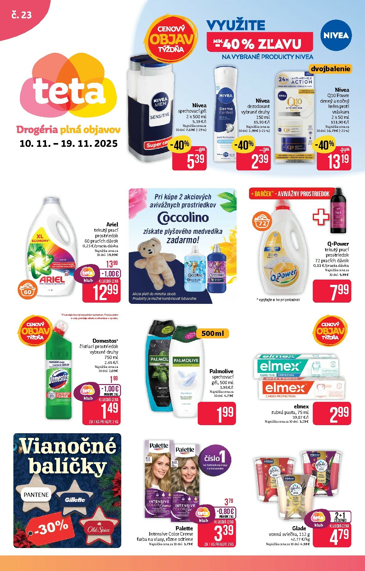 teta-drogerie - Leták Teta drogerie platný od 10.11. do 19.11. - page: 1