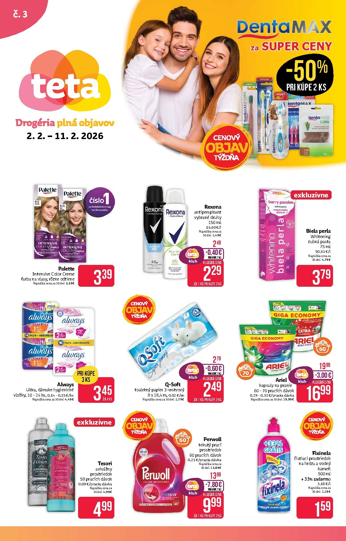 teta-drogerie - Leták Teta drogerie platný od 02.02.2026 do 11.02.2026